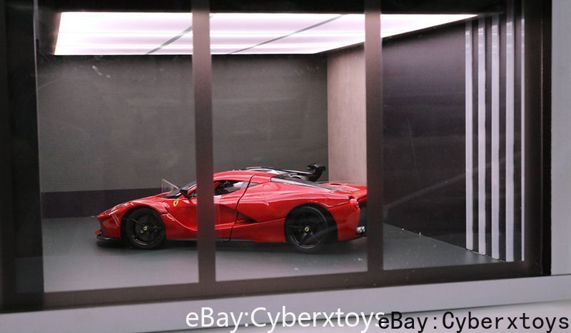 1:18 Extra Large Ceiling LED Car Model Display Case Exhibition Scene Parking Lot