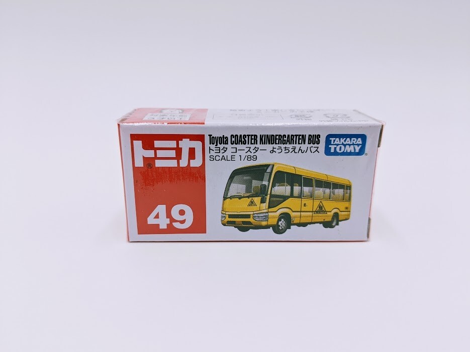Tomica Toyota Coaster kindergarten School Bus Metal Diecast Car Model 1/89 #49