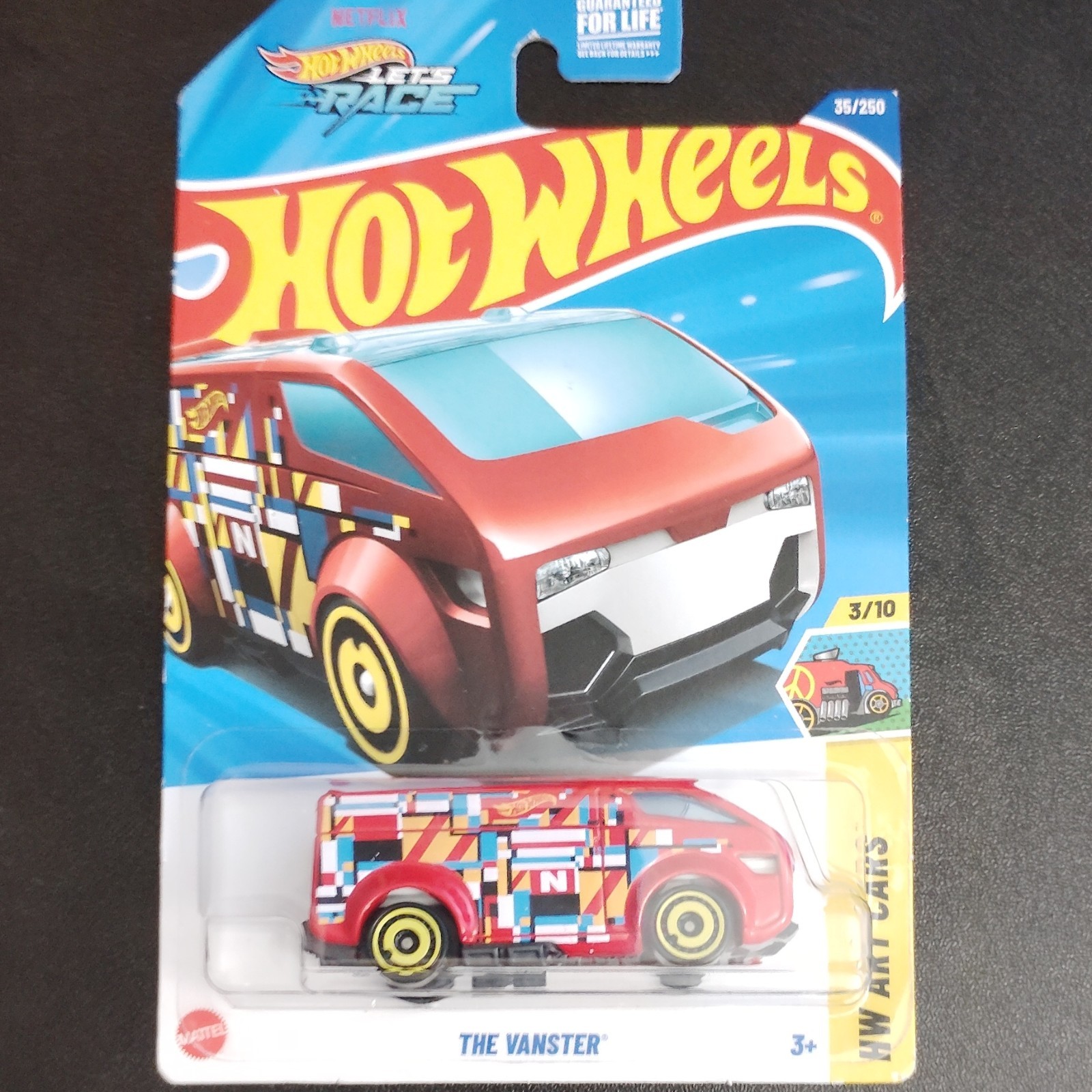Hot Wheels HW Art Cars The Vanster 1:64 Diecast Van Red Multicolor 2024