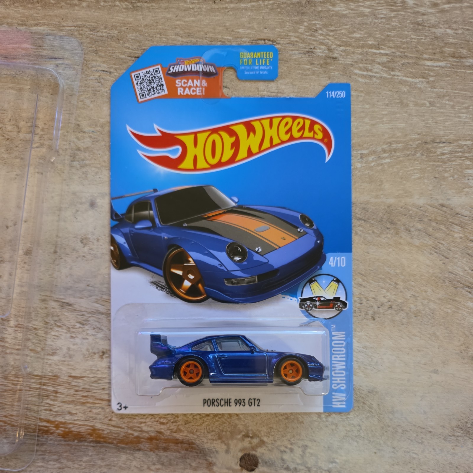Hot Wheels Super Treasure Hunt Porsche 993 GT2 – Bubble a bit loose on top –