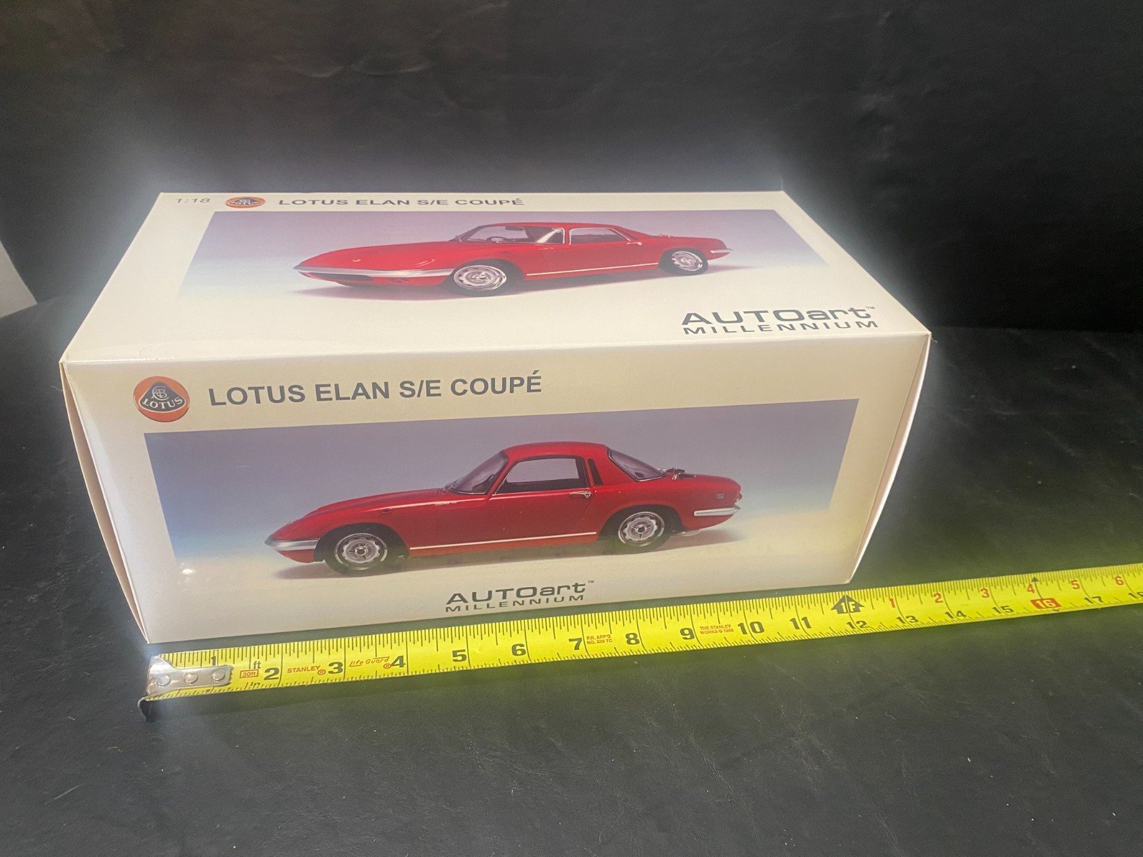 AUTOart Millenium 1:18 Lotus Elan S/E Coupe RED diecast car