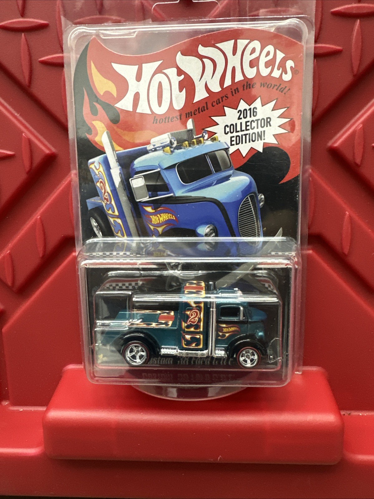 2016 Collector Ed. – Hot Wheels Red Line Club – Custom ’32 Ford C.O.E. – Blue