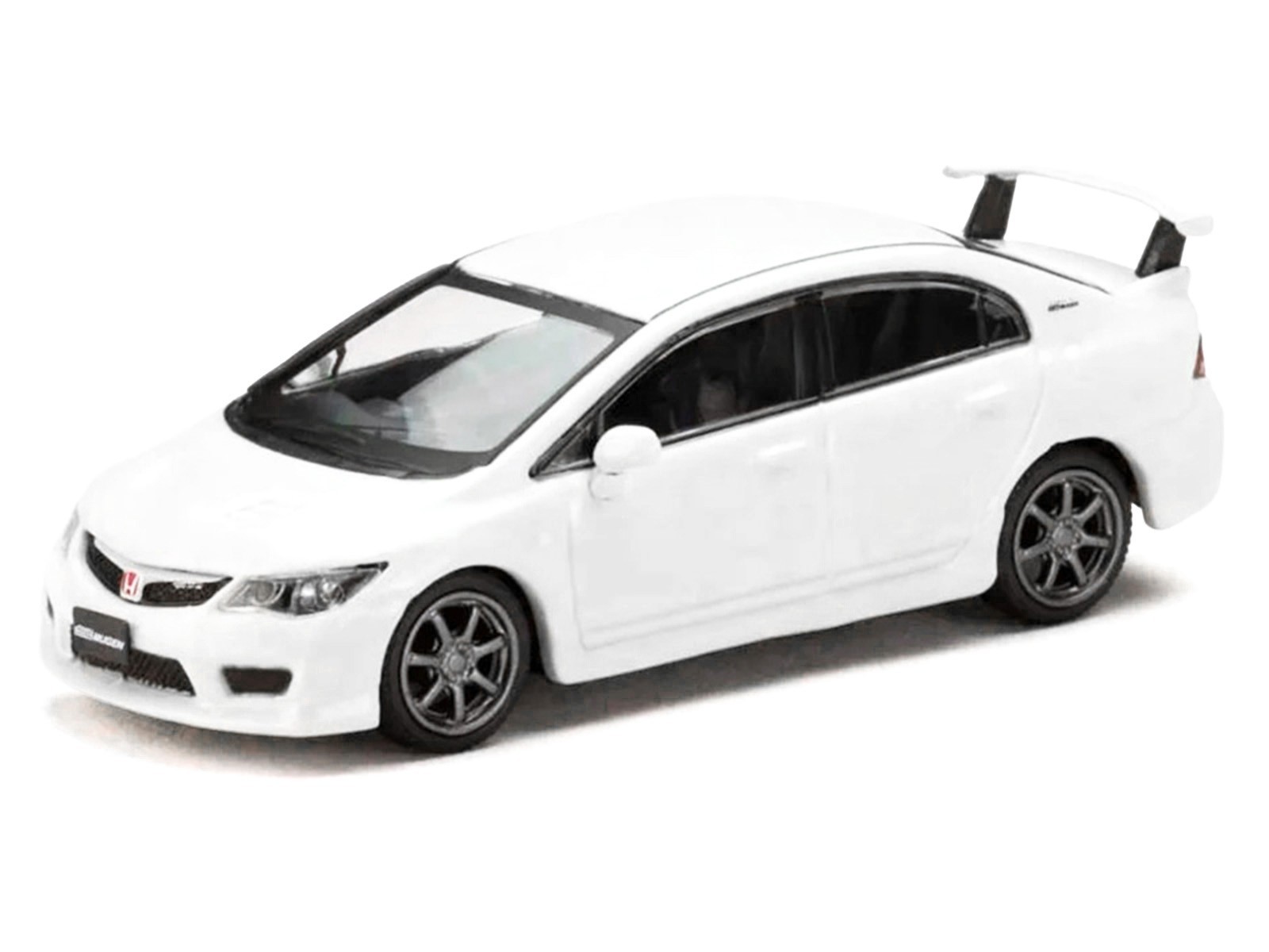 HONDA MUGEN CIVIC TYPE R (FD2) RHD WHITE 1/64 MODEL BY HOBBY JAPAN HJDM010-16MJ