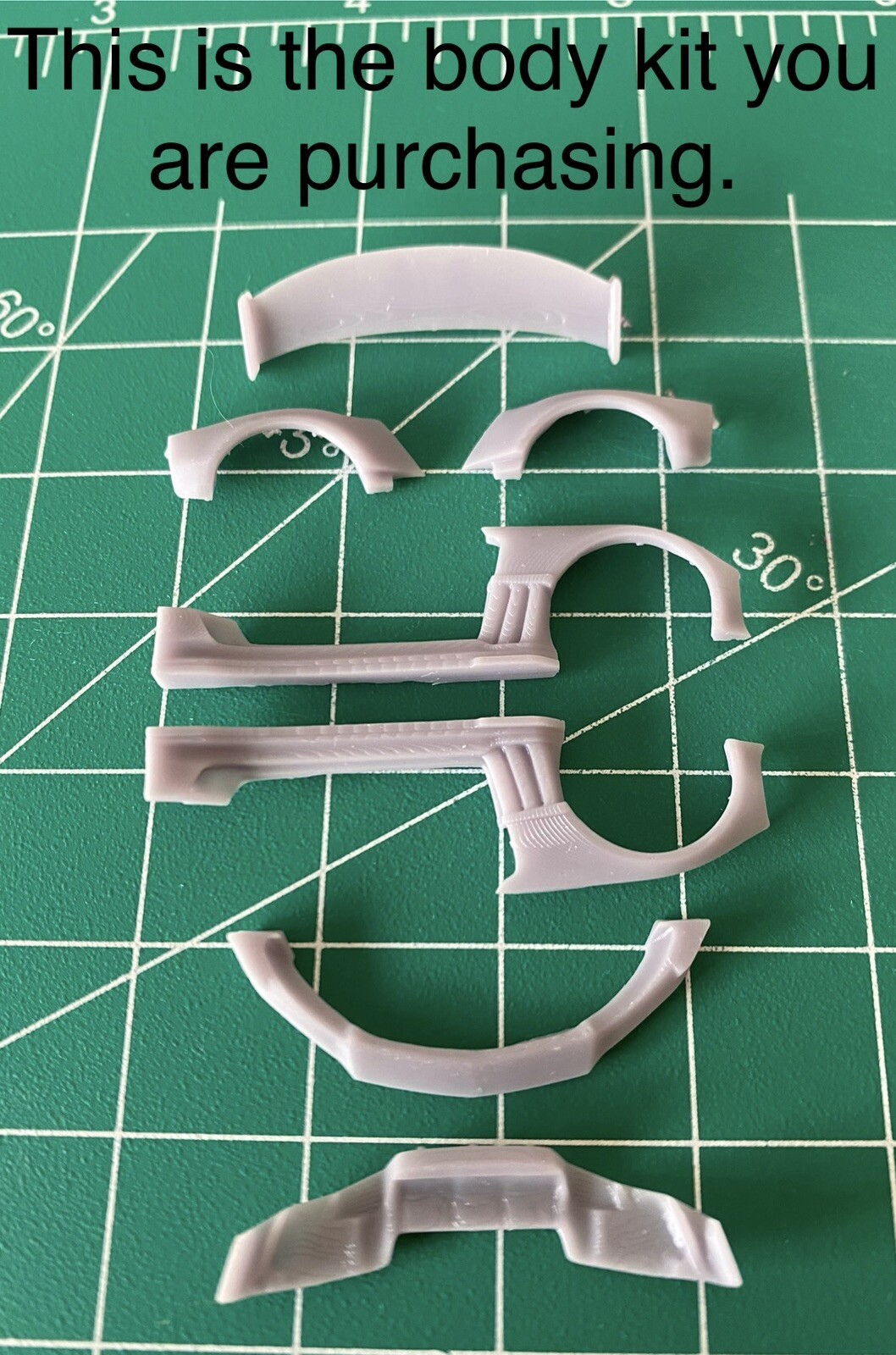 1/64 Body Kit For Hotwheels Nissan 400z 3D Resin Printed For Hotwheels Custom