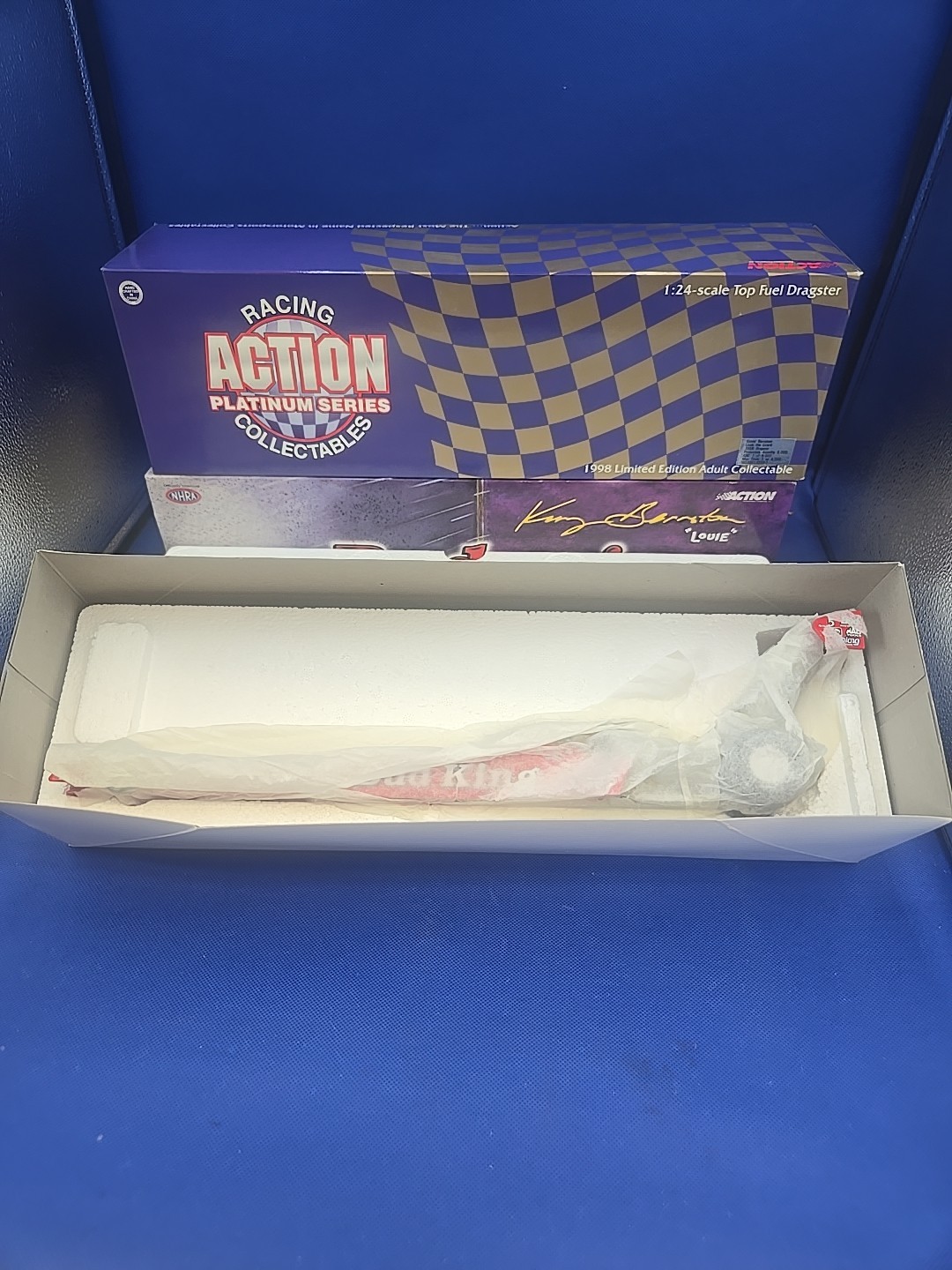 Kenny Bernstein Budweiser Louie Lizard NHRA Top Fuel Dragster 1/24 Diecast Dc42