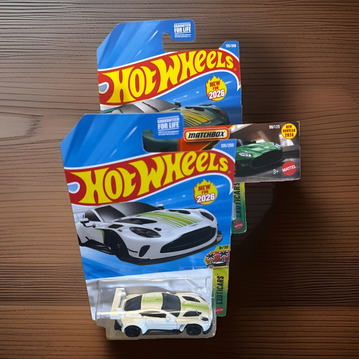 2026 Hot Wheels EXOTICS 2024 Aston Martin Vantage X2 + 2026 Power Grab VANQUISH
