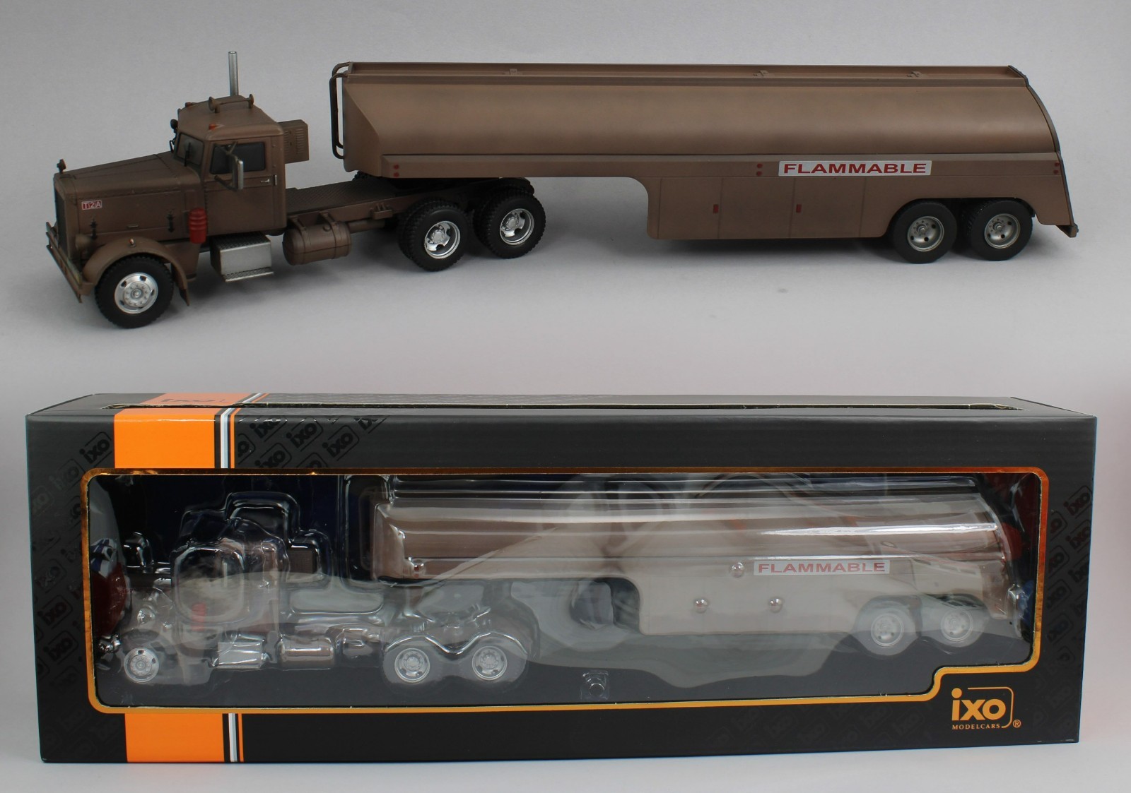 1:43 IXO Models *DUEL MOVIE* Rusty 1955 PETERBILT 281 w/Fuel Tanker *NIB*