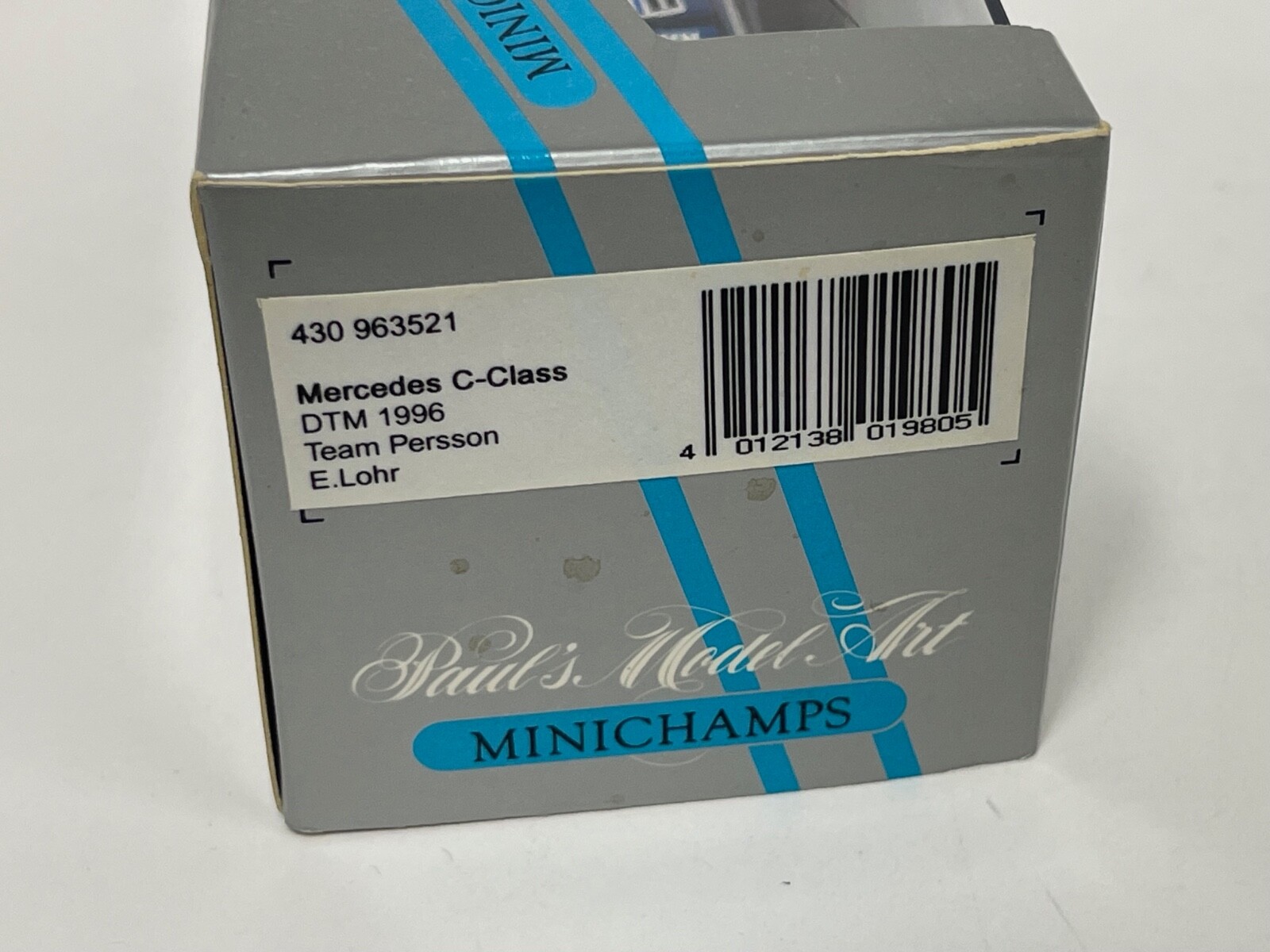 1/43 Minichamps Mercedes AMG C-Class 1996 DTM, Pearson E.Lohr 430963521 CS907