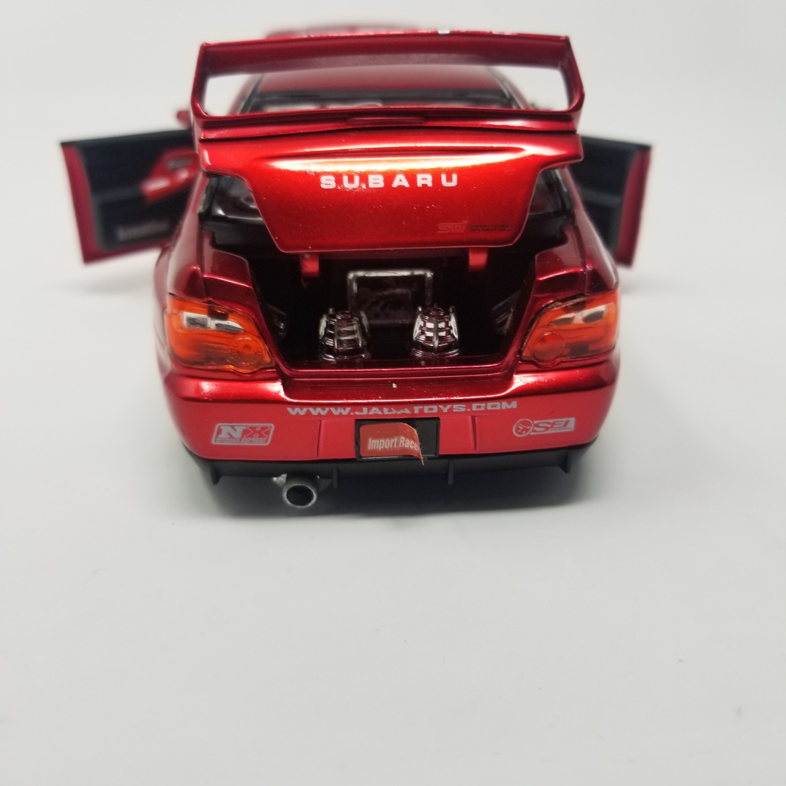 Jada Toys Import Racer 1:24 Scale Red Subaru Impreza WRX STi