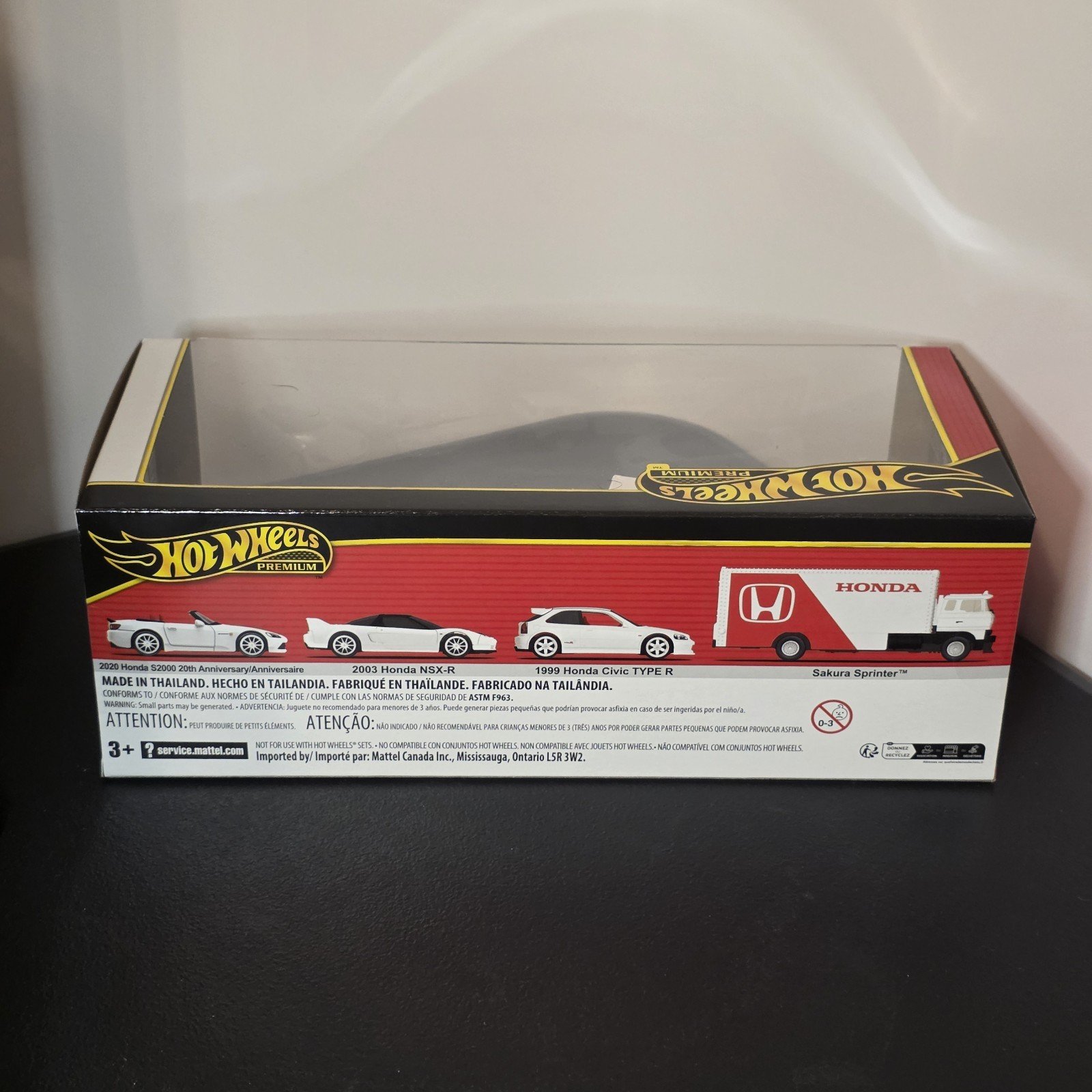 Hot Wheels 2025 Premium Collector Diorama Honda Set Civic Type-R, NSX-R, S2000