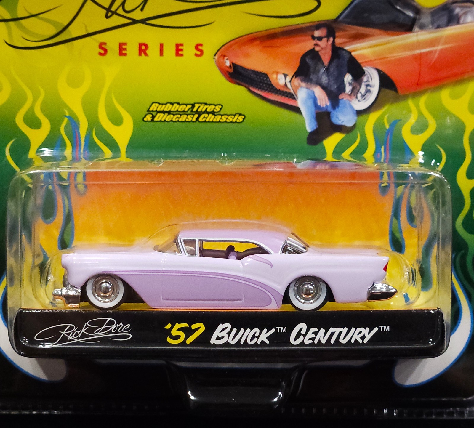 Jada 57 1957 Buick Century Rick Dore Kustoms Road Rats Hot Rod Detailed Car RARE
