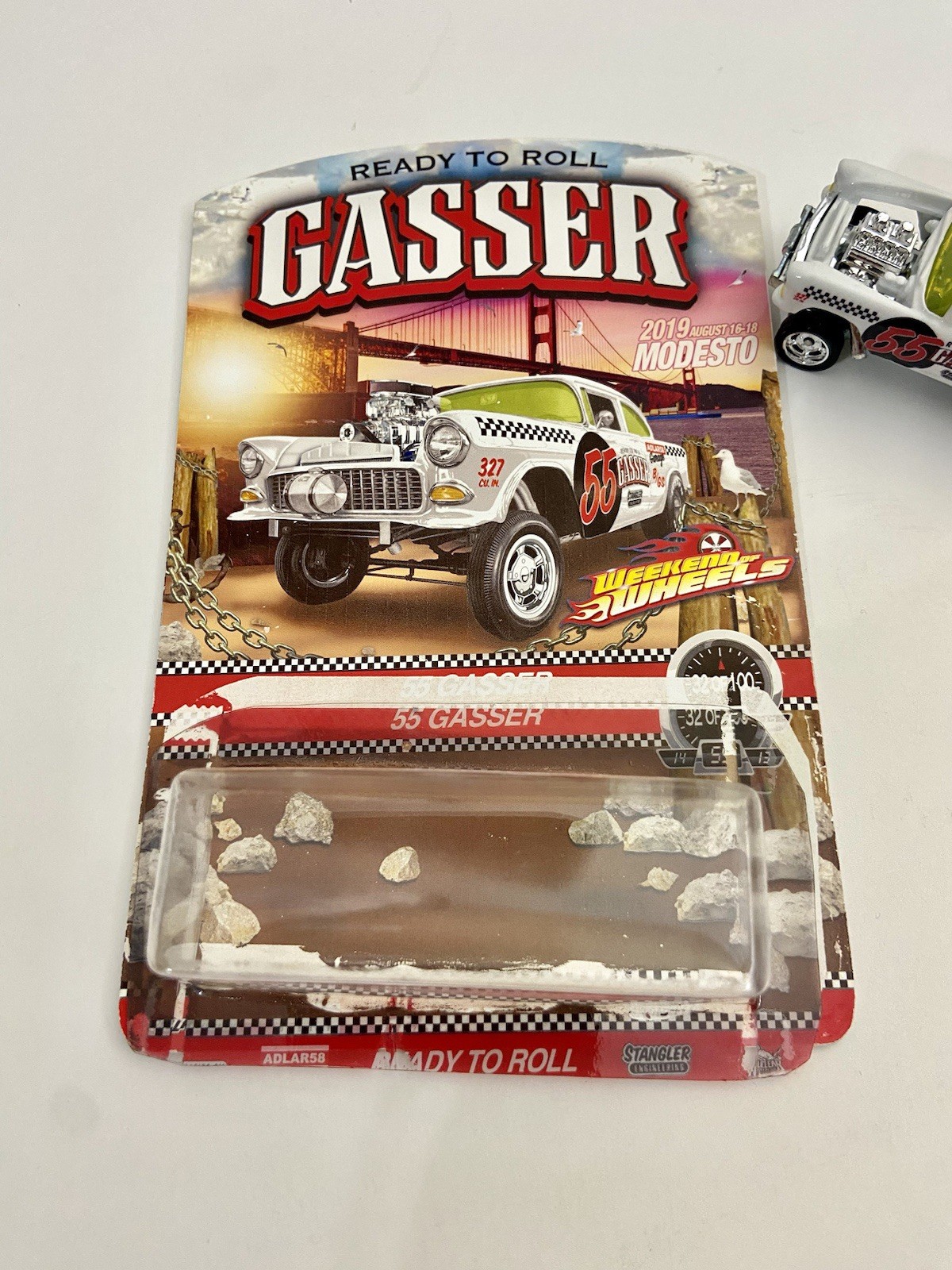 Hot Wheels ‘55 BelAir Weekend Of Wheels 2019 Modesto Ready To Roll Gasser Custom