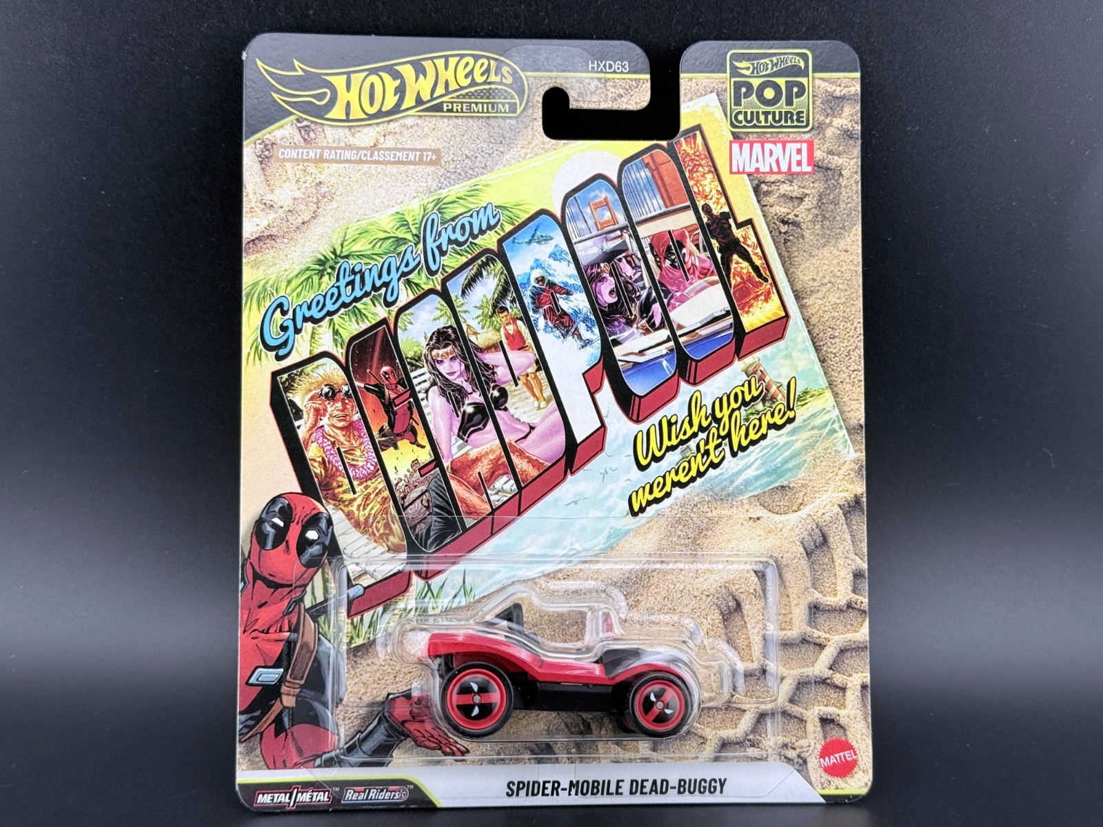 Hot Wheels SPIDER-MOBILE DEAD BUGGY Marvel HXD63-956Q 1/64