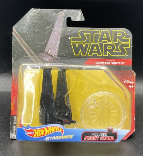 Hot Wheels Starships Star Wars Kyle RENs Command Shuttle with Figure Stand 2018
