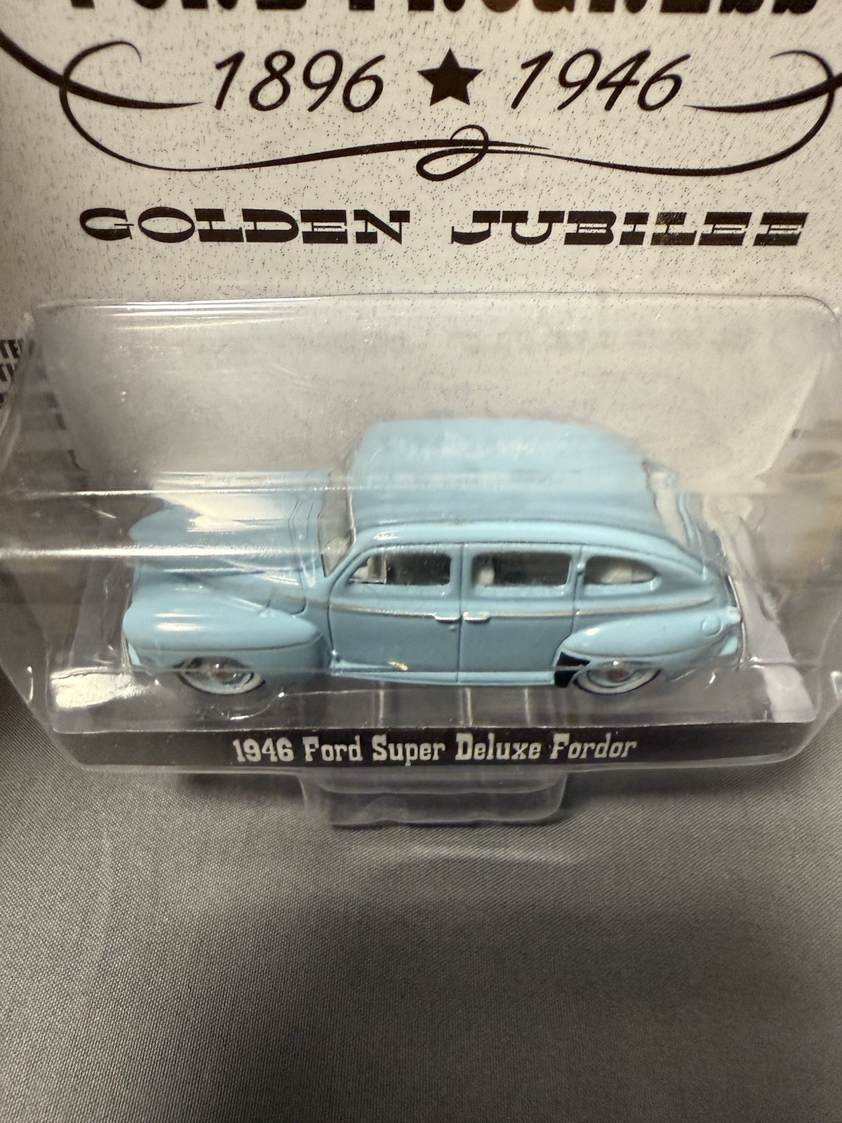 GreenLight 1946 Ford Super Deluxe Fordor 1:64 Golden Jubilee Sealed