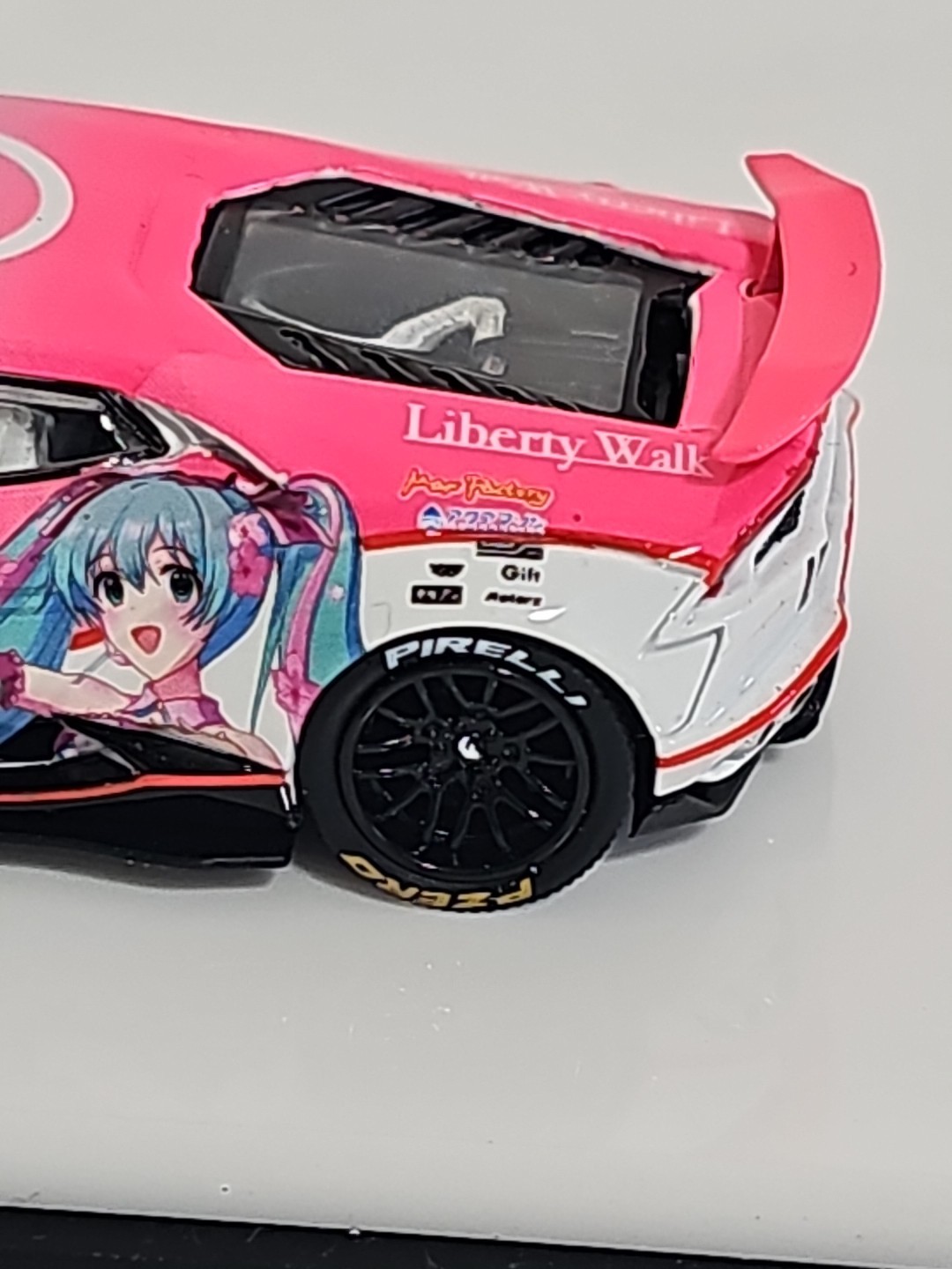 King Model Lamborghini Huracan LP610 LB 1.0 Hatsune Blue 1:64