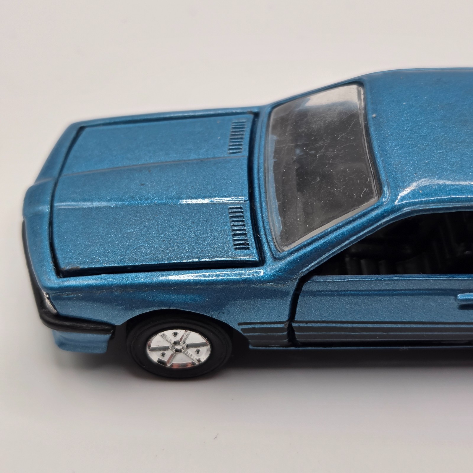 Vintage Sunnyside SS-907 BMW 635 CSi 1/41 Diecast Pull-Back Car Blue WORKS