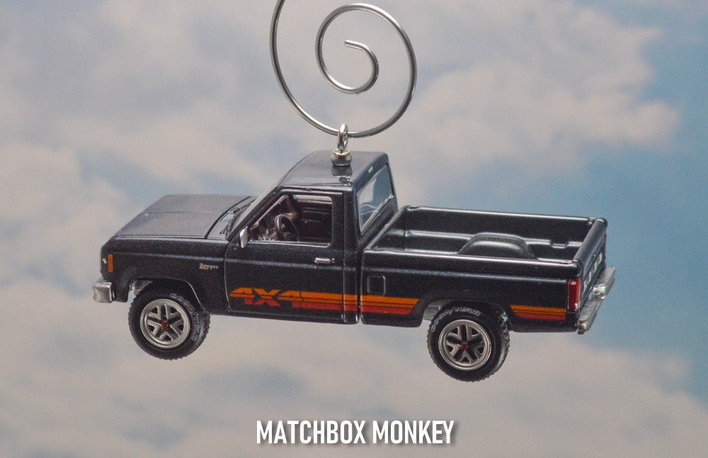 1985 Ford Ranger XL Pickup Truck Custom Christmas Tree Ornament 4X4 RARE Adorno