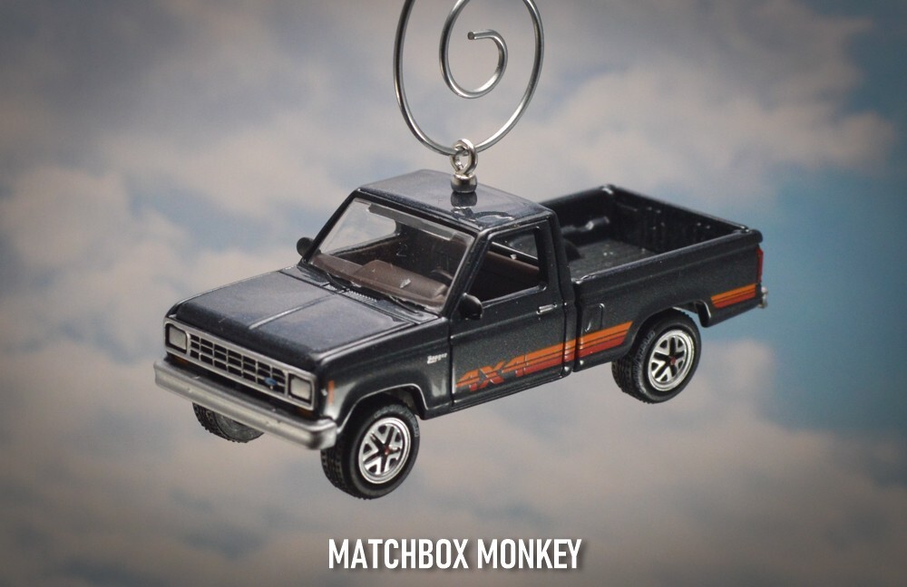 1985 Ford Ranger XL Pickup Truck Custom Christmas Tree Ornament 4X4 RARE Adorno