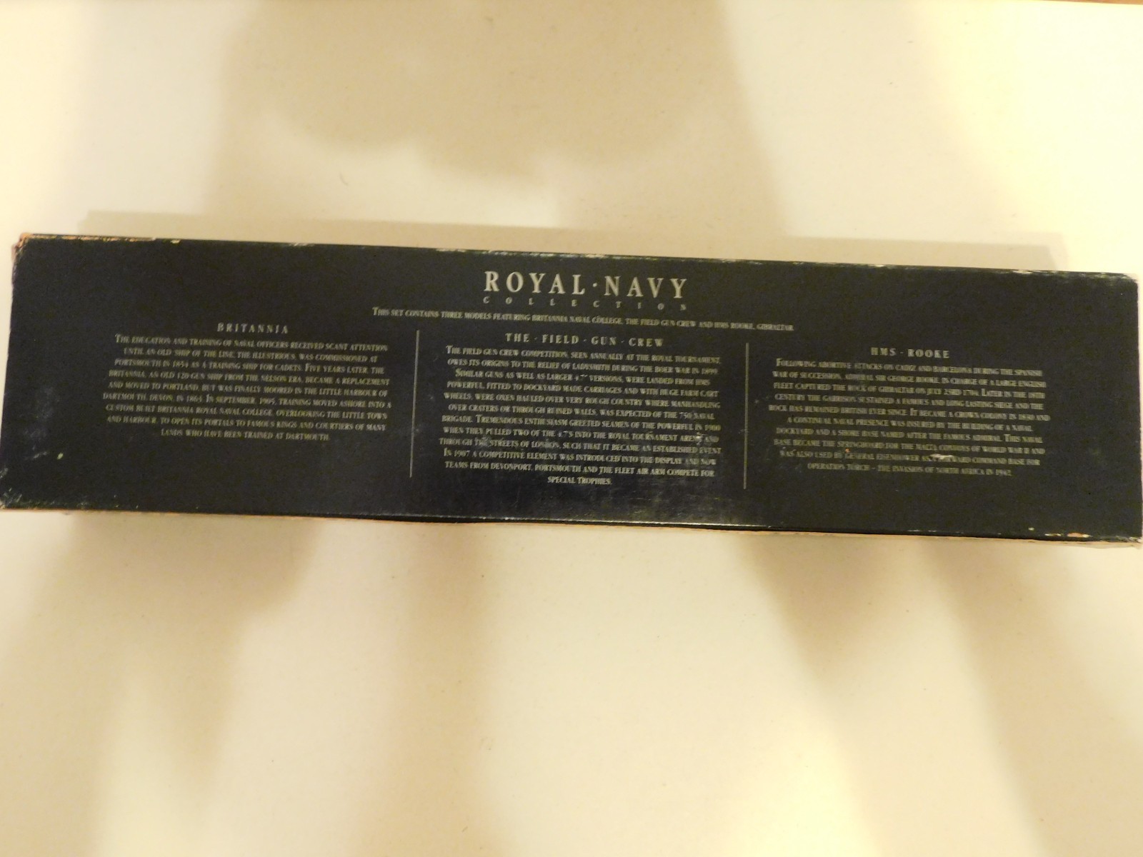 LEDO 1991 England Metal, The Royal Navy Land Vehicles, 3-Piece Boxed Set