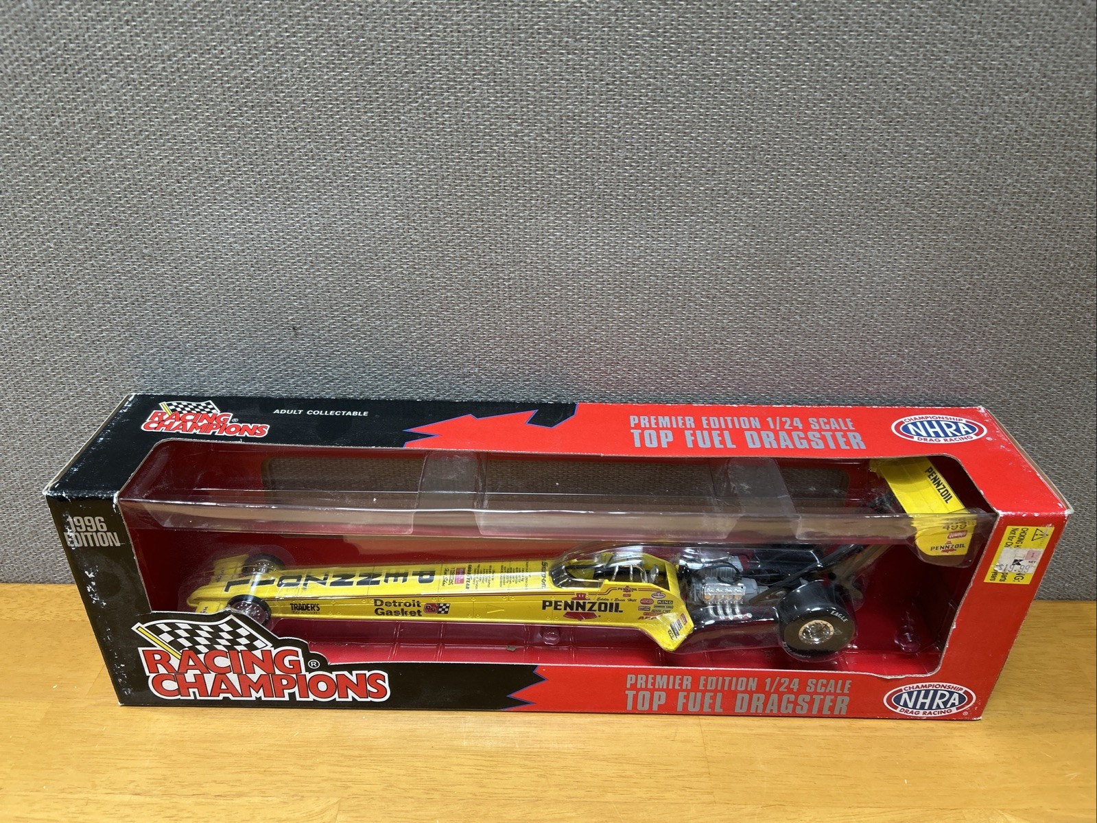 Eddie Hill 1996 Action Racing NHRA 1:24 Scale Pennzoil Top Fuel Dragster New