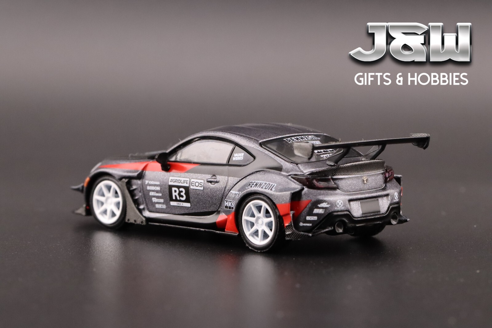 Mini GT Toyota GR86 Larry Chen’s HKS Turbocharged GR86 Grey #820 1/64