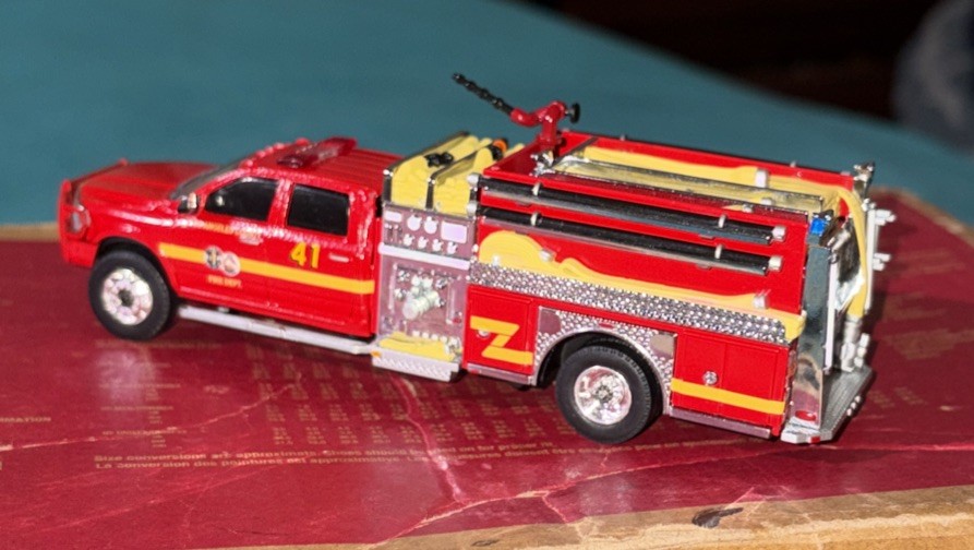 Kitbash Ram 5500 LAcFD Los Angeles County Fire Department Brush Patrol Truck 41