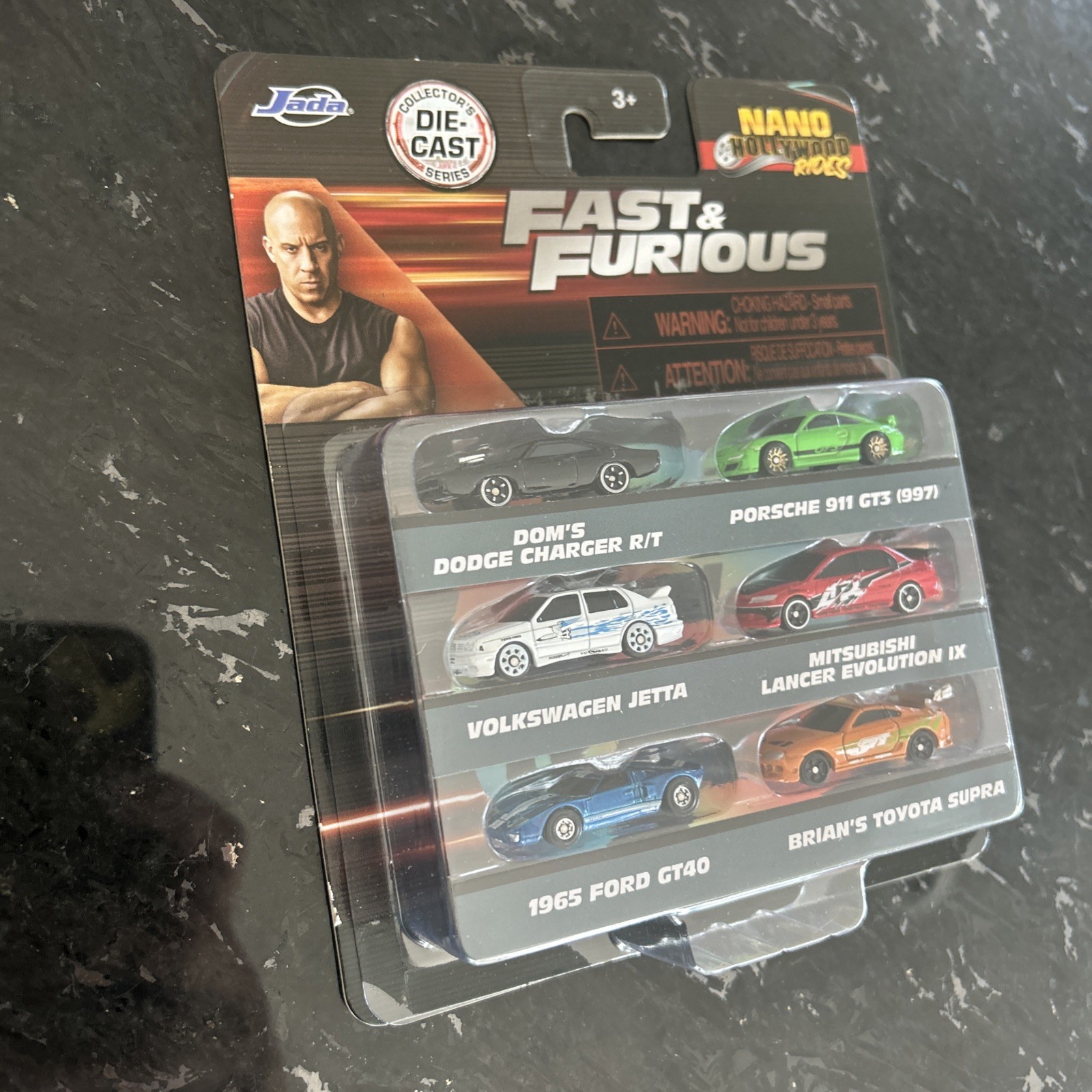 Jada Toys 2025 Nano Hollywood Rides FAST & FURIOUS #85235 COLLECTOR SERIES Supra