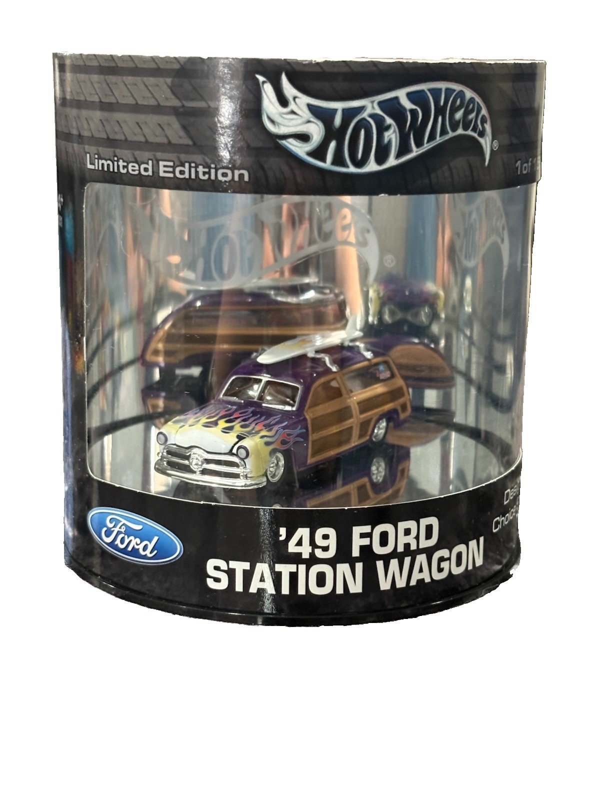 Hot Wheels Designer’s Choice Series 49 Ford Station Wagon Oil Can PURPLE