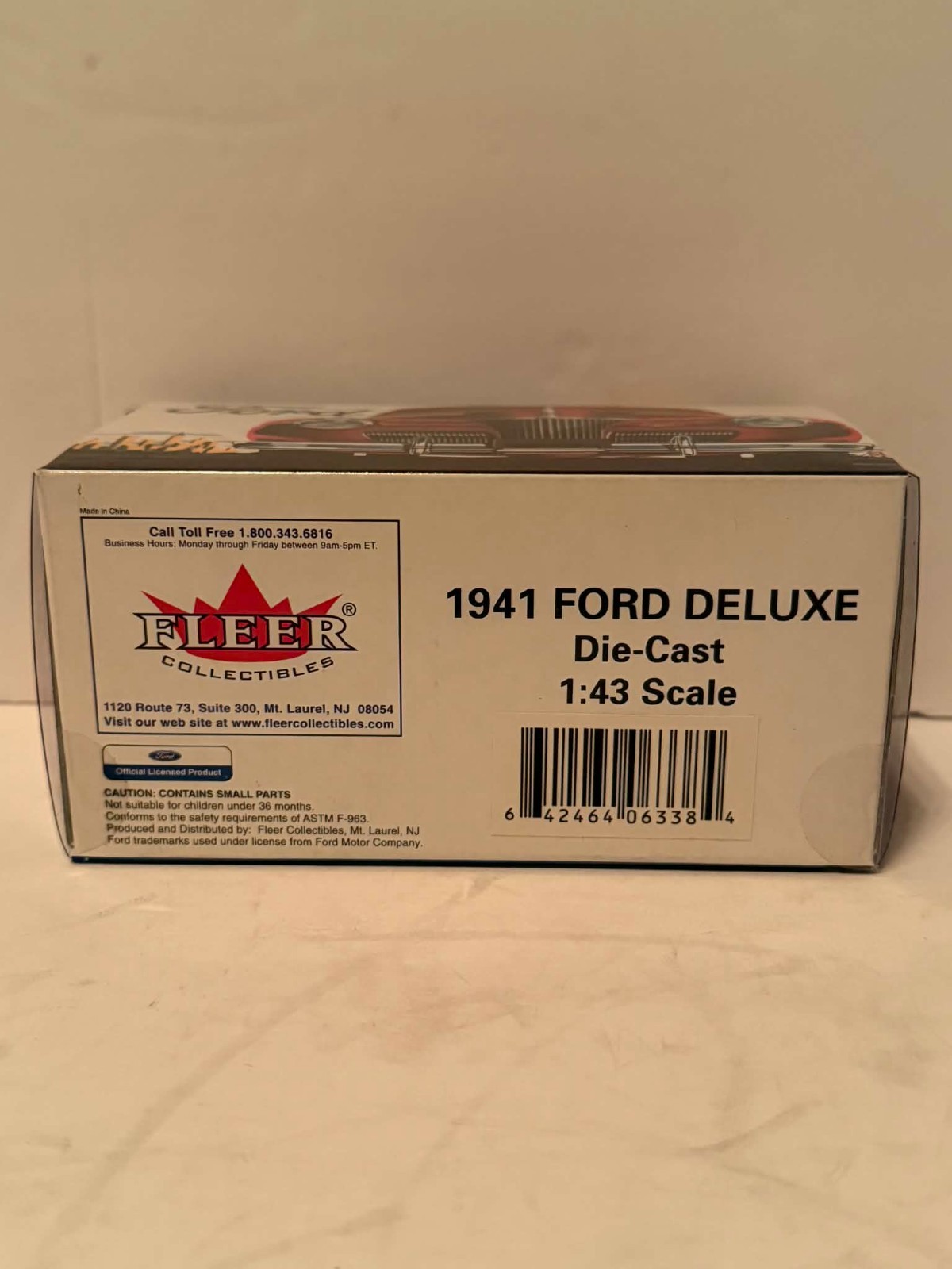 1941 Ford Two Door Sedan Fleer 1:43 Die-Cast in Box – PICK YOUR COLOR!!! NIB