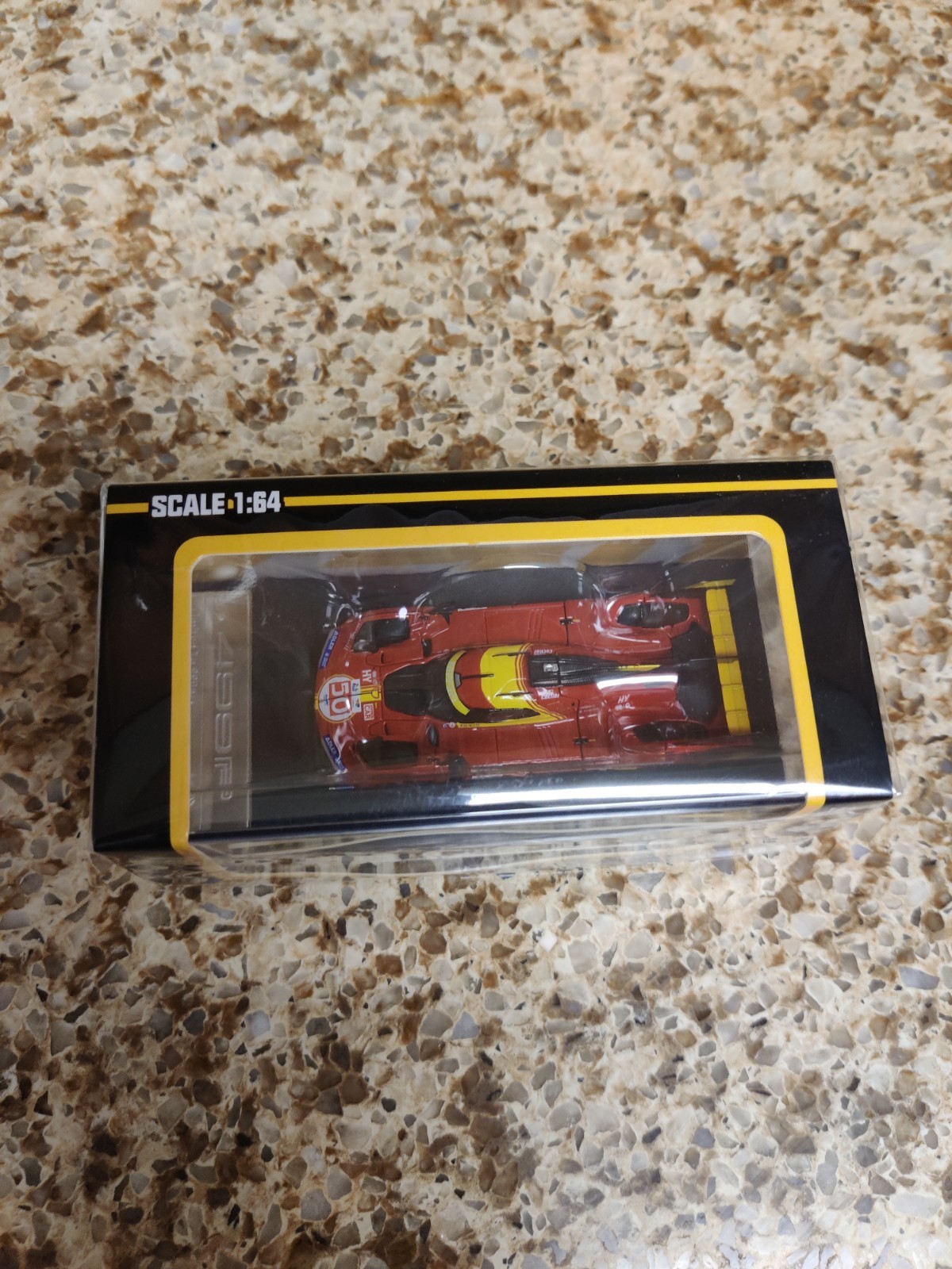HKM 1/64 Ferrari 499P Hypercar Le Mans Alloy Car Model