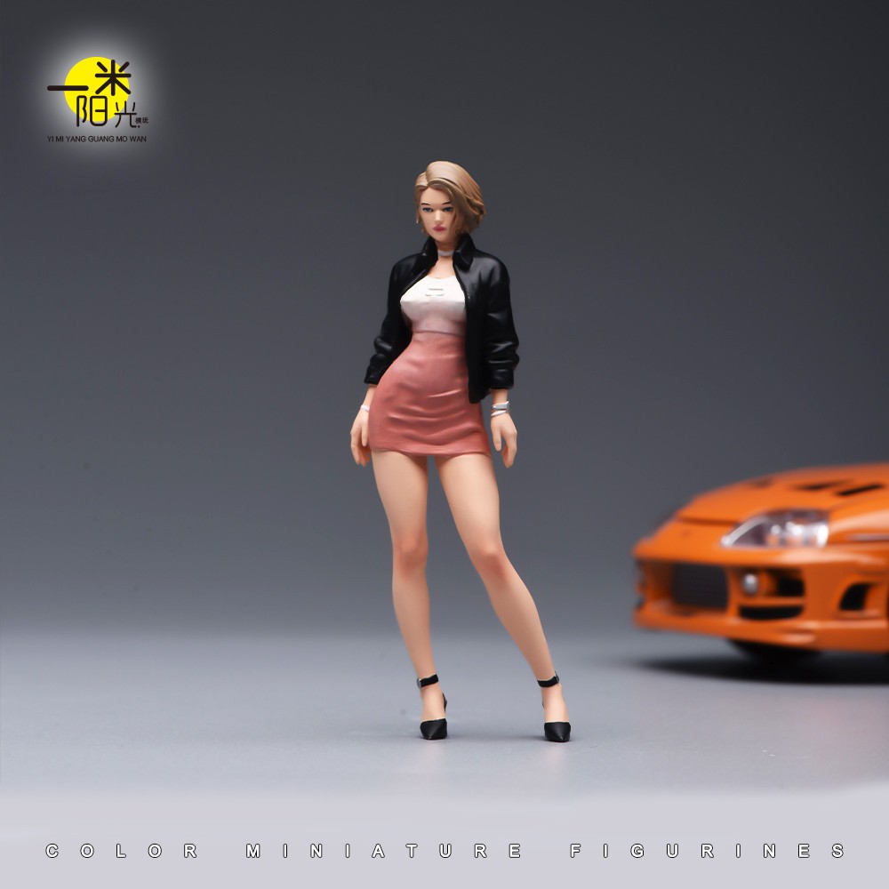 1/18 Sexy Mini skirt Dress Female Girl Scene Miniature Figure Doll Model Gift