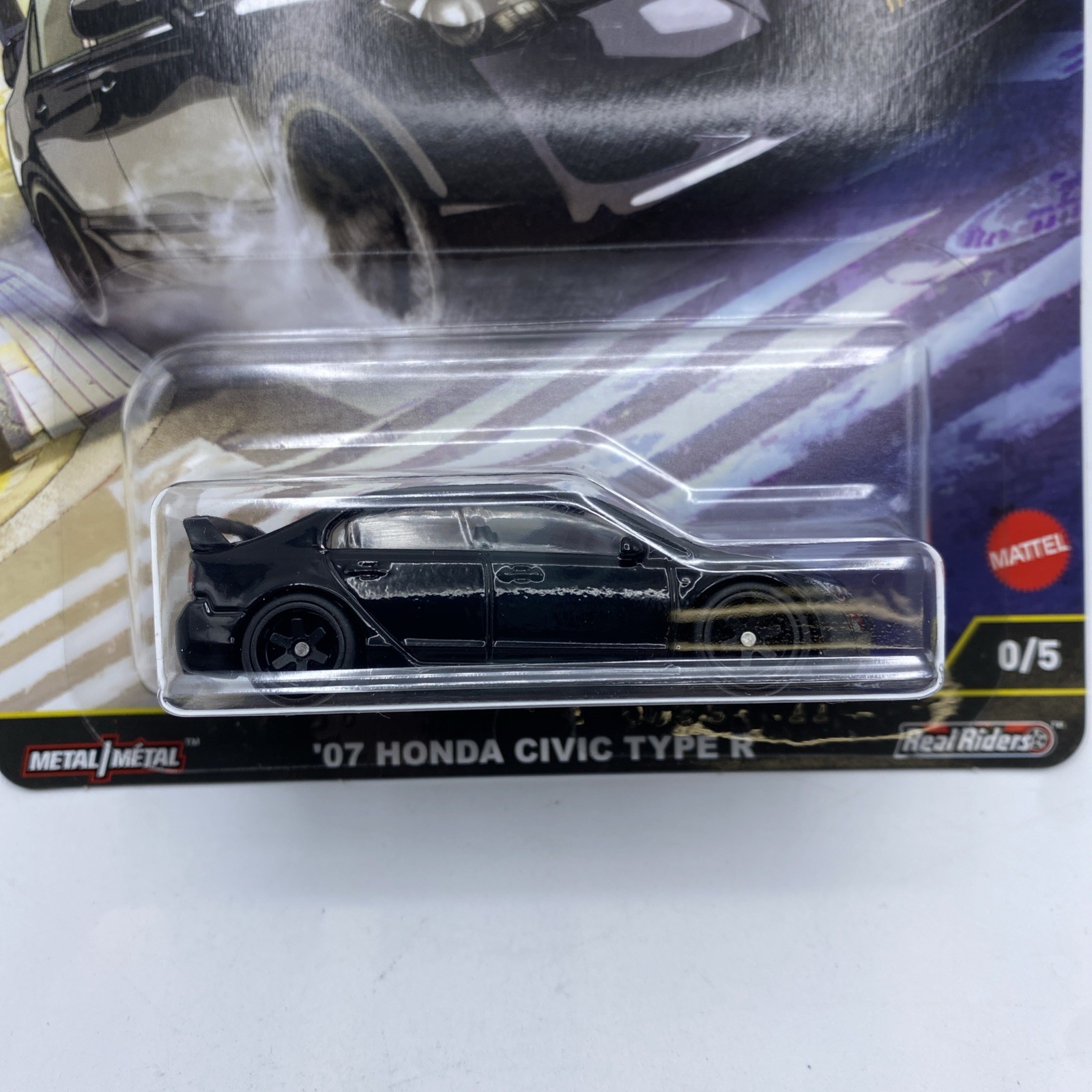 Hot Wheels Car Culture Ronin Run II ’07 Honda Civic Type R 0/5 BLACK CHASE