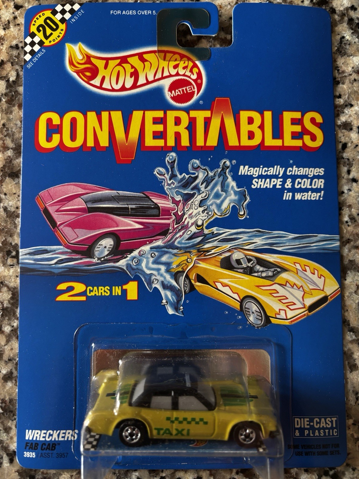 1990 Mattel Hot Wheels Convertables