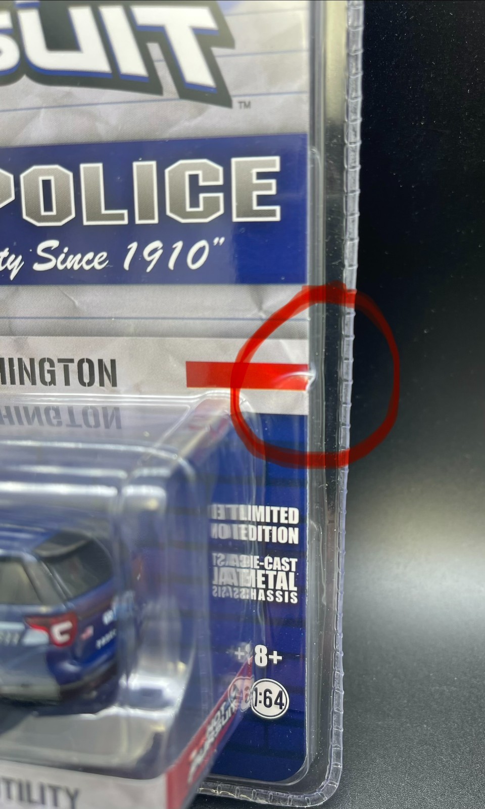 Greenlight Hot Pursuit Pasco Washington Police 2018 Ford Interceptor Utility D3