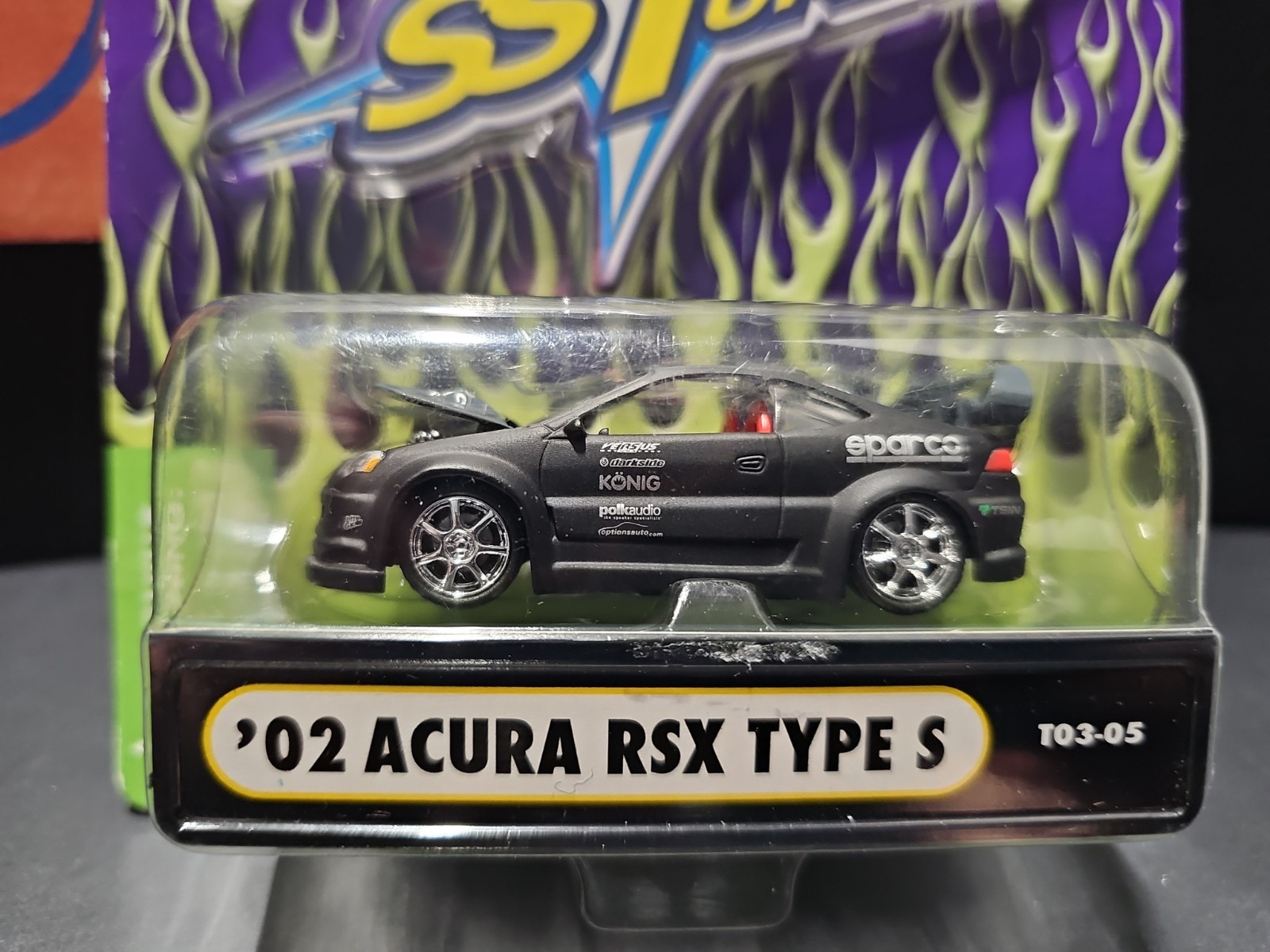 Vntg 2003 Muscle Machines SS Tuner 2002 Acura RSX Type S 1:64 Diecast Car NIP