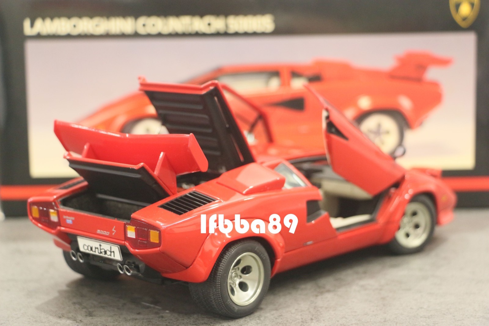 AUTOART 1/18 LAMBORGHINI COUNTACH LP5000S RED 74531 藍寶基尼