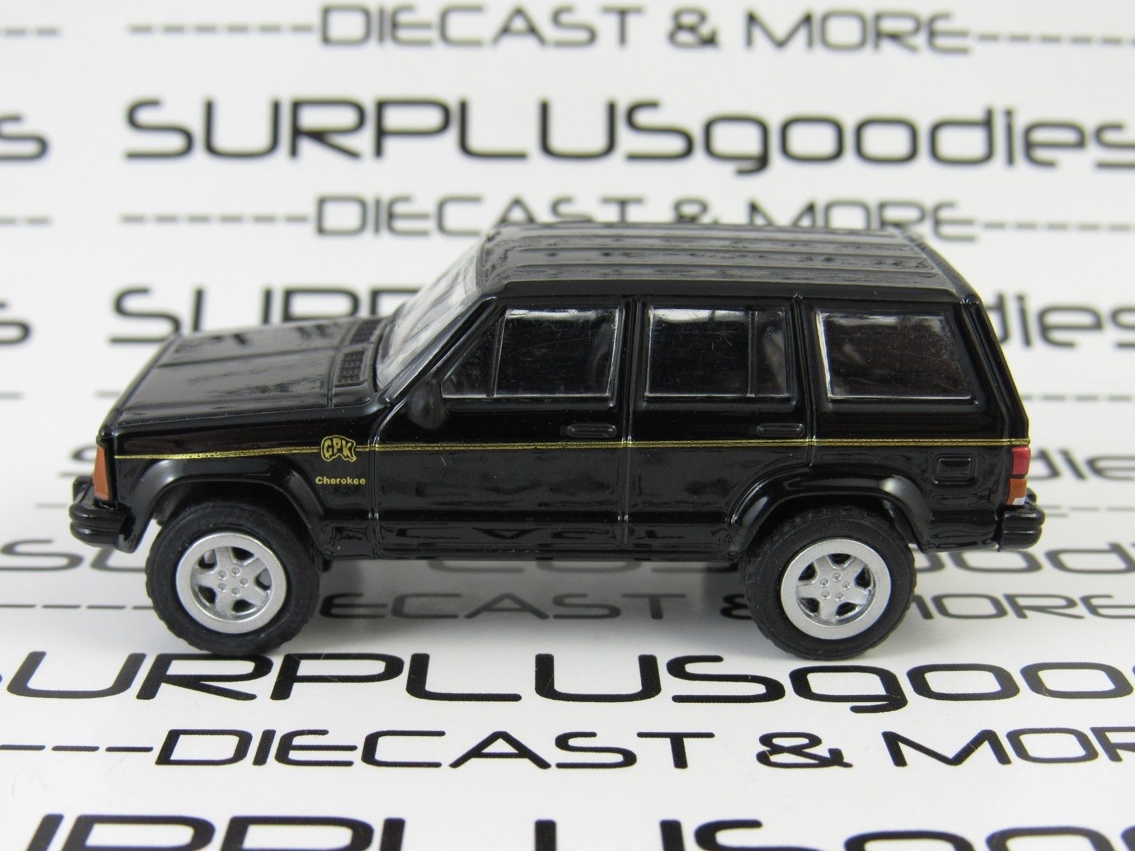 2022 Greenlight 1:64 Scale LOOSE Collectible Black 1993 JEEP CHEROKEE 4X4