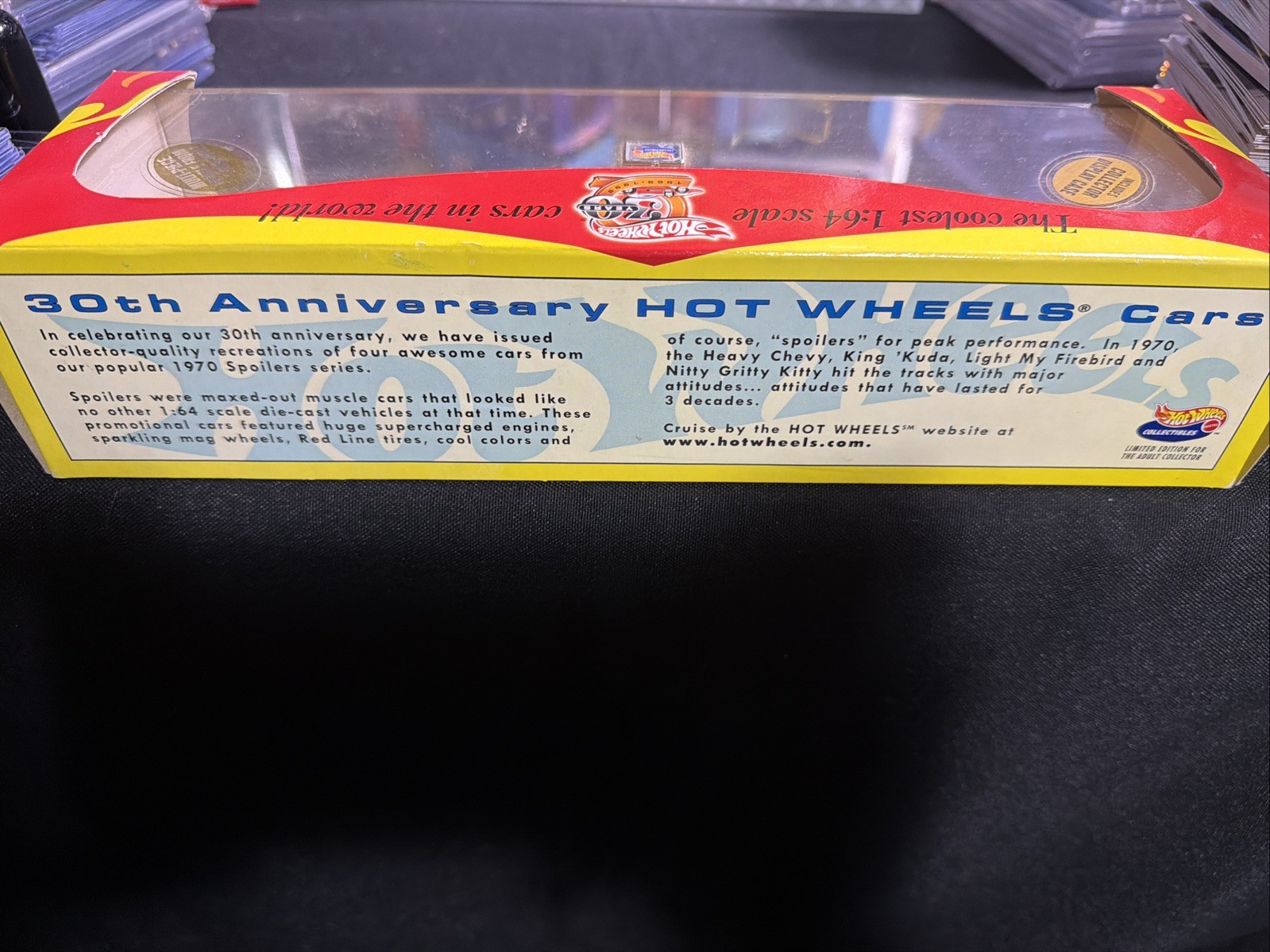 1998 Hot Wheels 30th Anniversary Redlines 4 Car Set Kuda Heavy Chevy Kitty Light