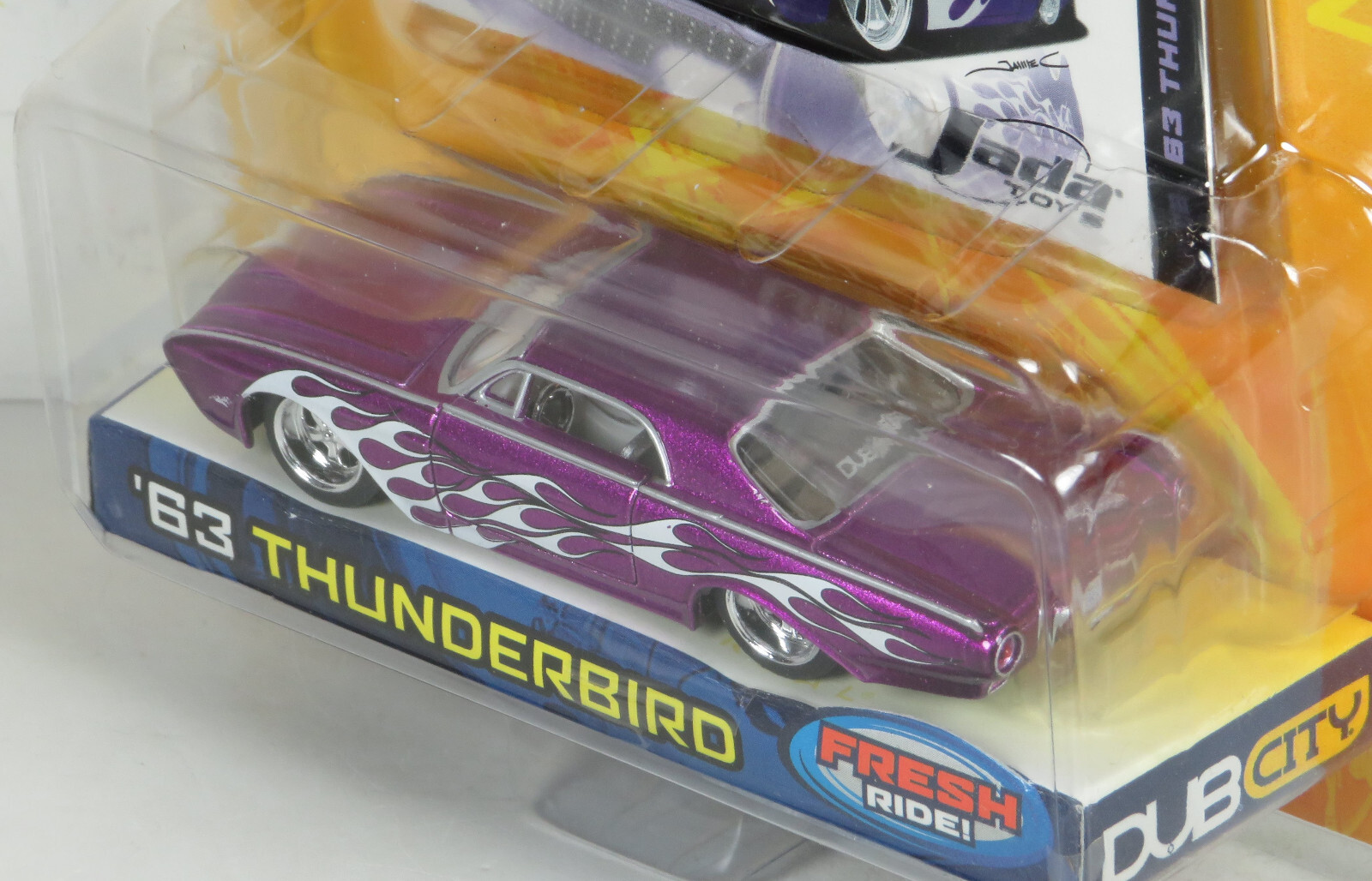 Jada Dub City OldSkool 1963 Ford 63 Thunderbird Purple Wave 11 #112 Rick Dore E