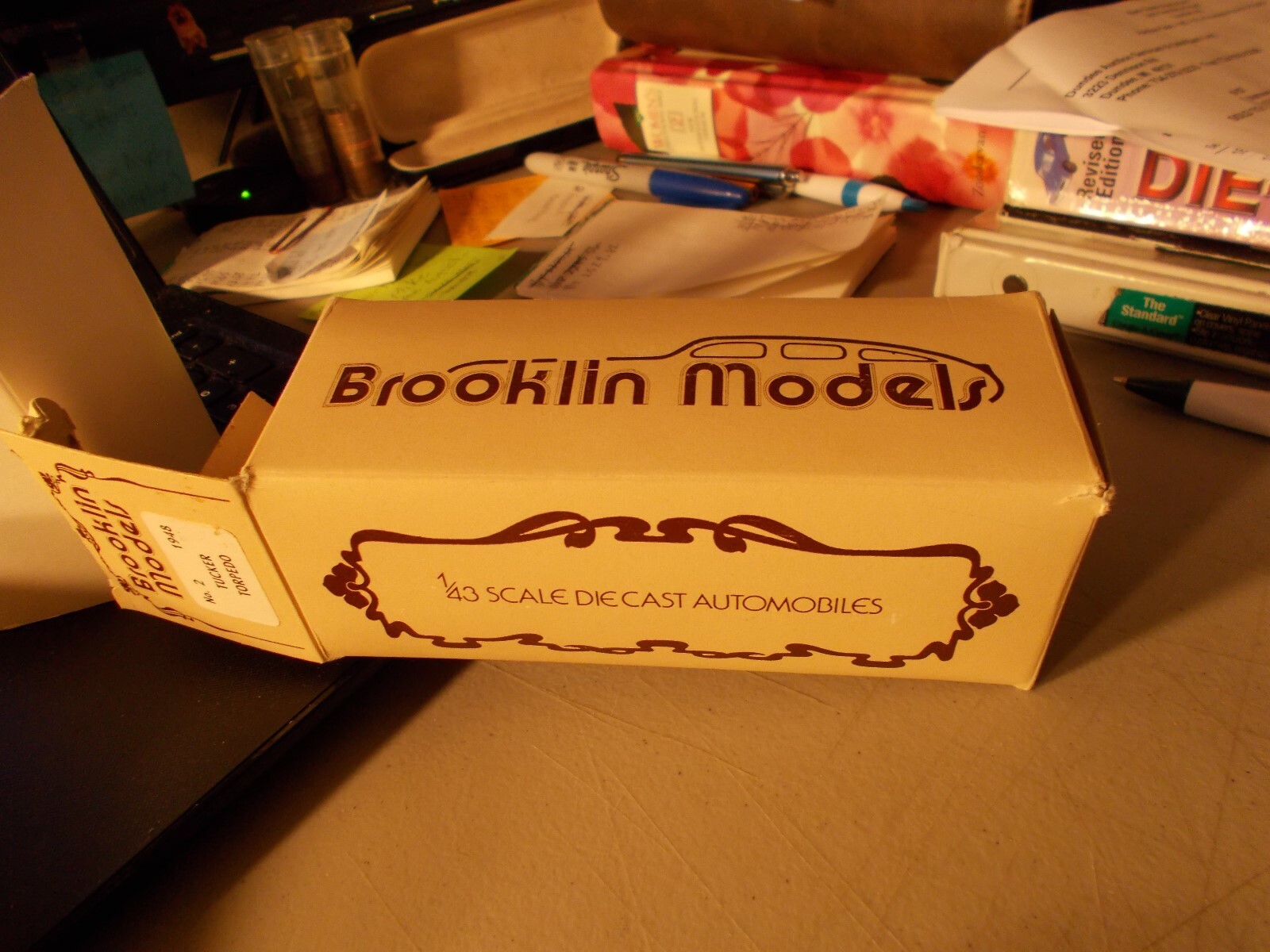 BROOKLIN MODELS 1:43 1948 TUCKER METALIC RED/WINE IN BOX LIMITED EDITION TOUGH