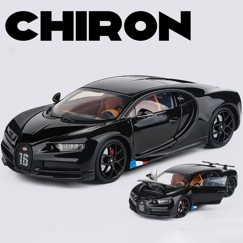 JKM 1:32 Bugatti Chiron Supercar Alloy Model Car Toy Diecasts Metal Casting Soun