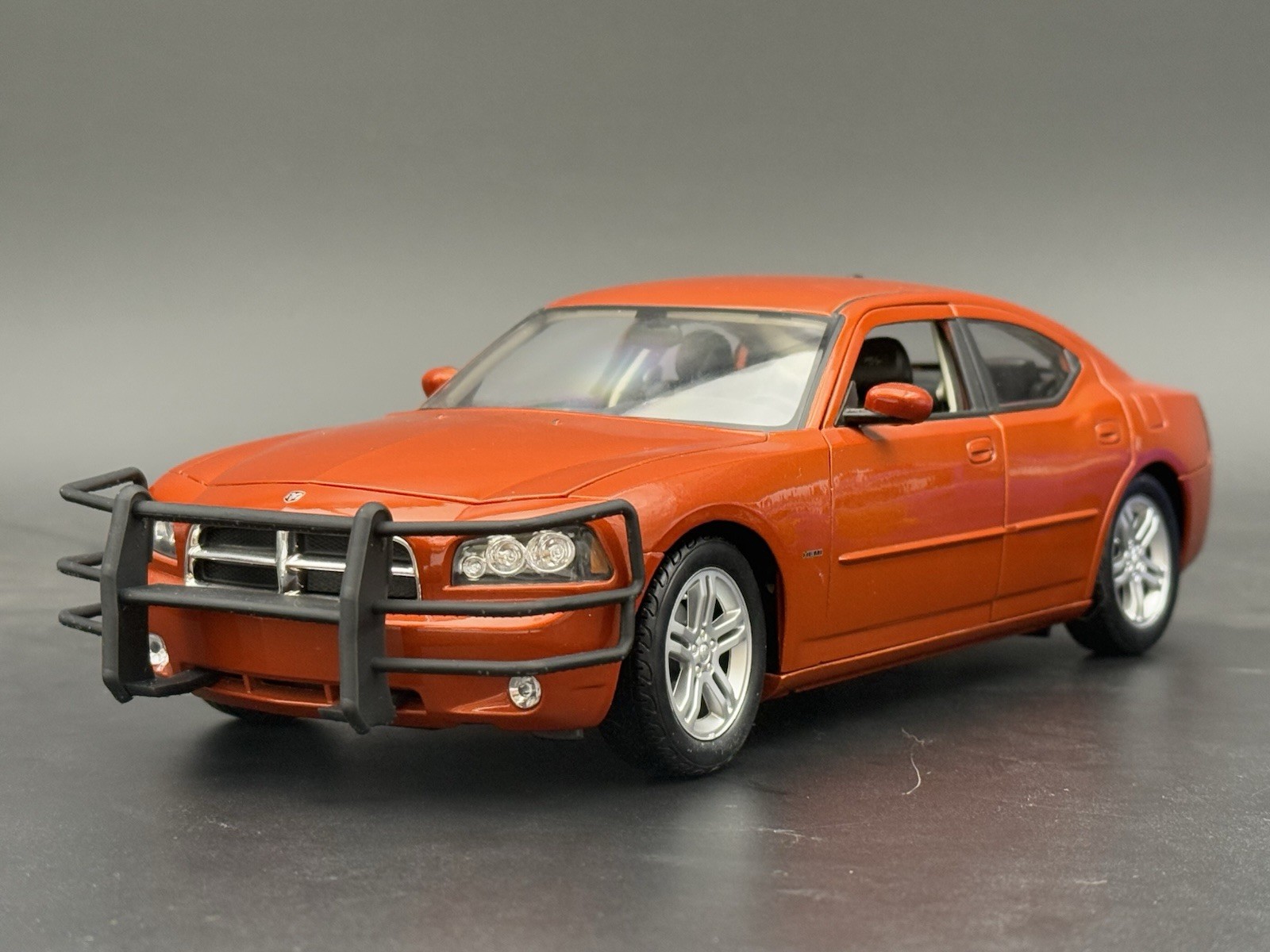 1/18 Go Rhino Wrap Around Push Bumper Pushbar Welly Dodge Charger Police 1851