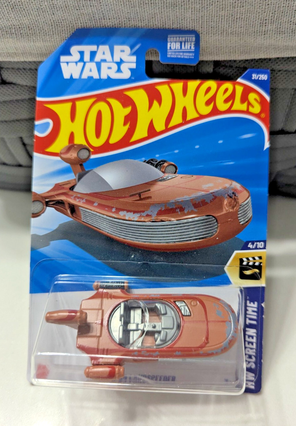 Hot Wheels X-34 LANDSPEEDER Star Wars Luke Skywalker 138/250 7/10 SEE VIDEO