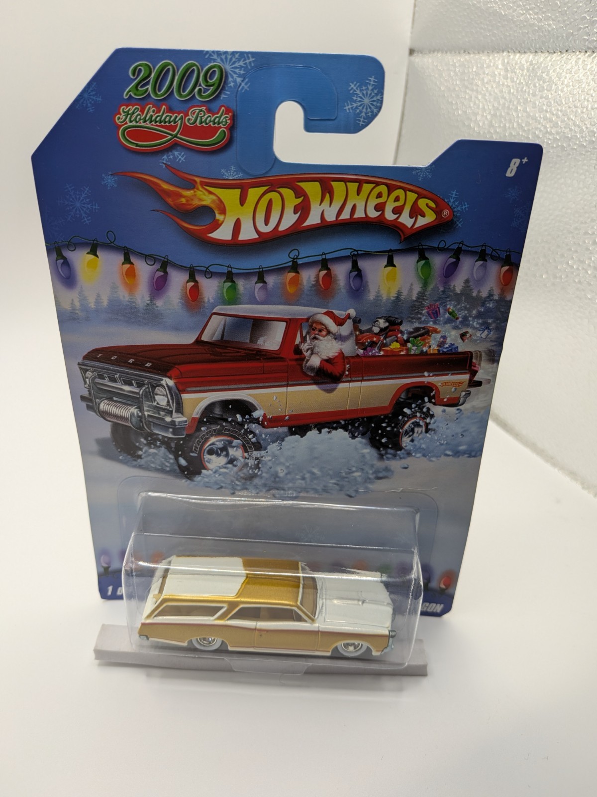 Hot Wheels 2009 Holiday Rods Custom ’66 GTO Wagon X2 In Protector