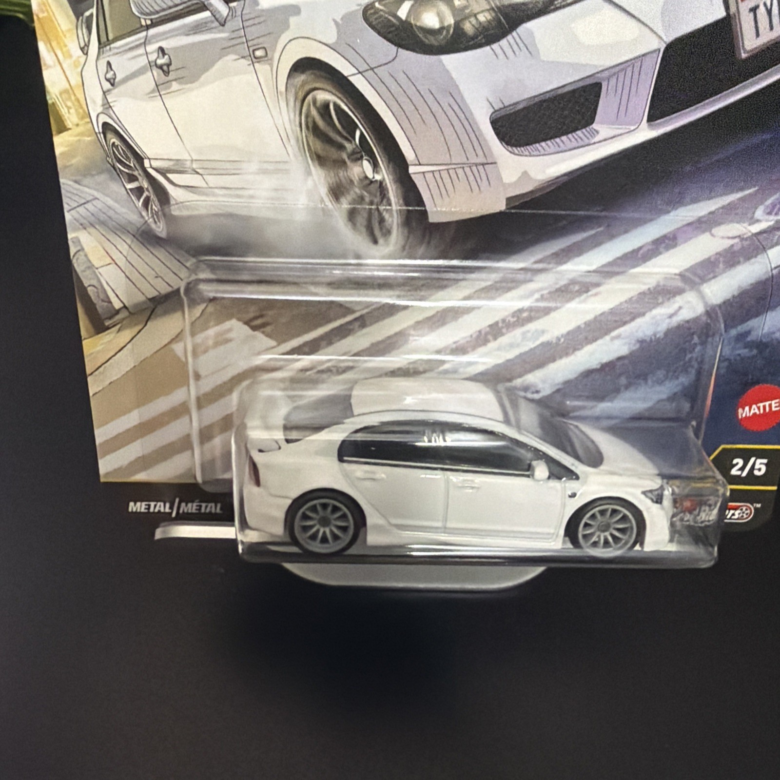 Hot Wheels Car Culture ’07 Honda Civic Type R Ronin Run II 1/64 internal card