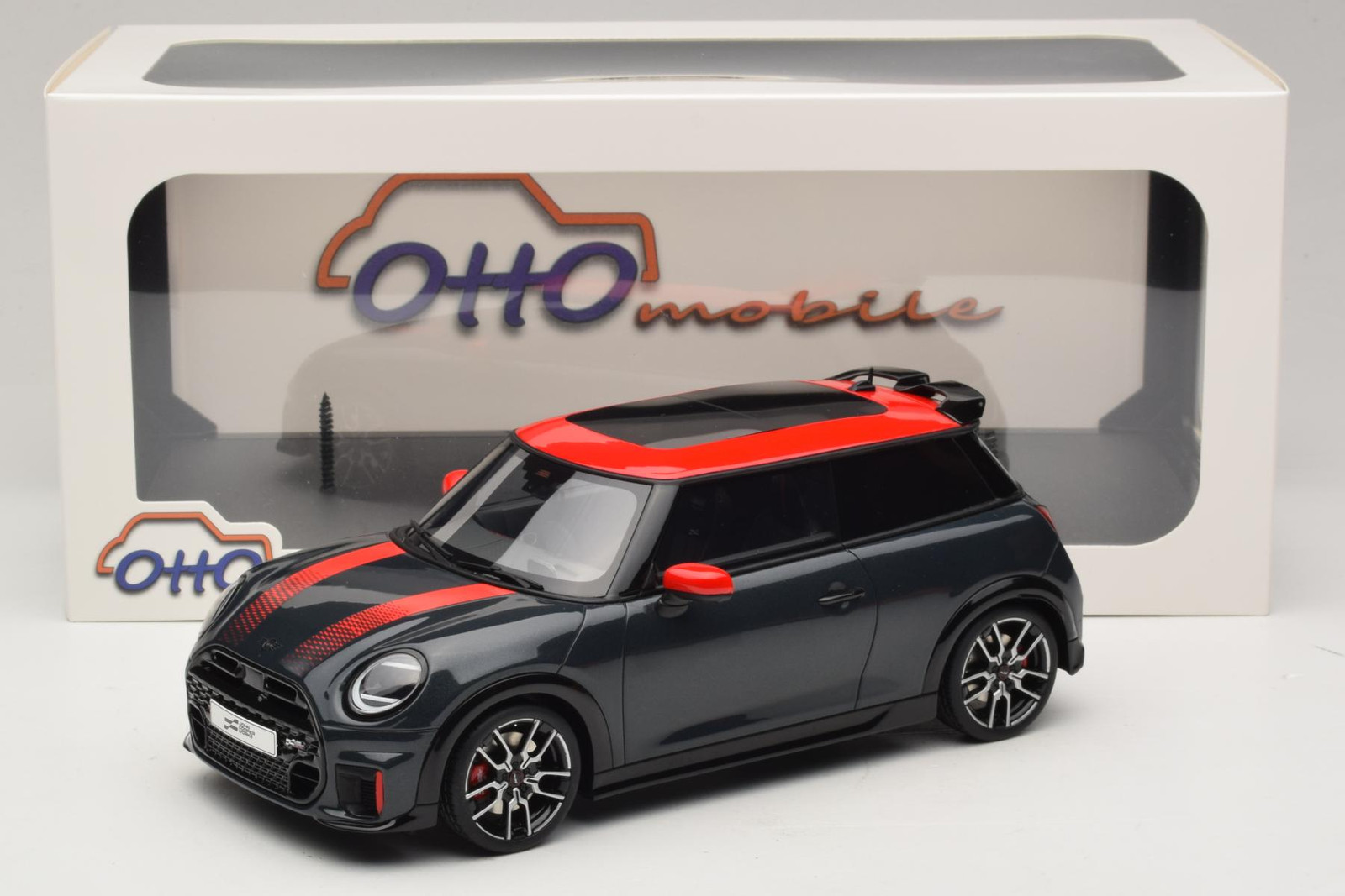 Mini Cooper JCW Legend Grey 1:18 Otto Mobile | OT1244