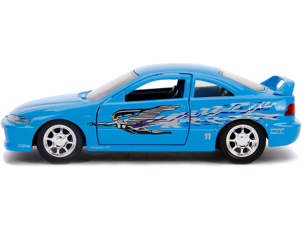 MIA’S ACURA INTEGRA LIGHT BLUE FAST & FURIOUS 1/32 DIECAST MODEL CAR JADA 31029