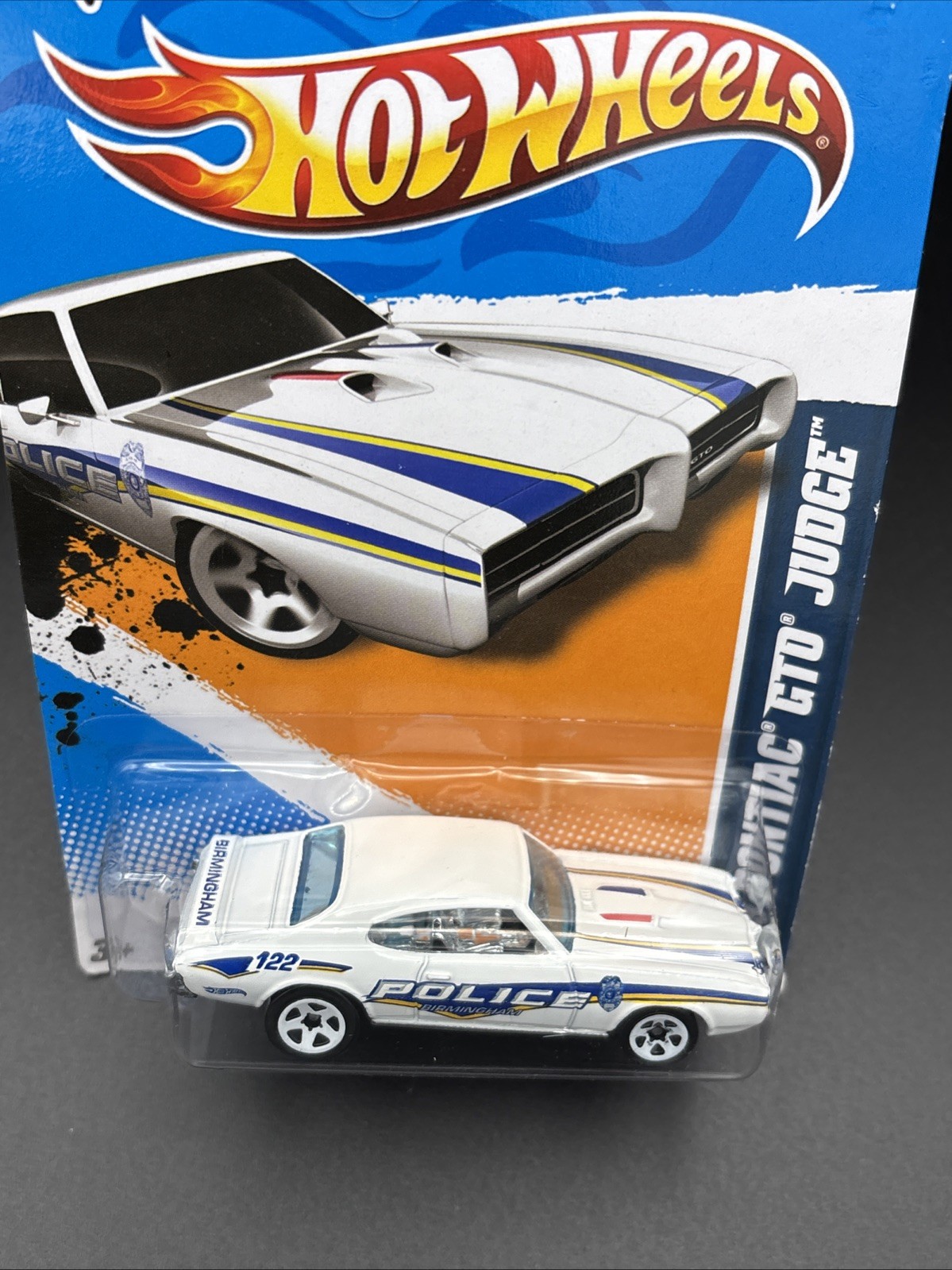 2012 Hot Wheels MAIN STREET 69 PONTIAC GTO JUDGE white #165