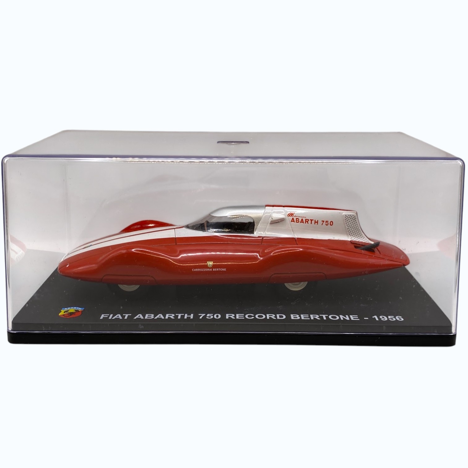 1:24 Fiat Abarth 750 Record Bertone 1956 Ixo Hachette Diecast modelcar